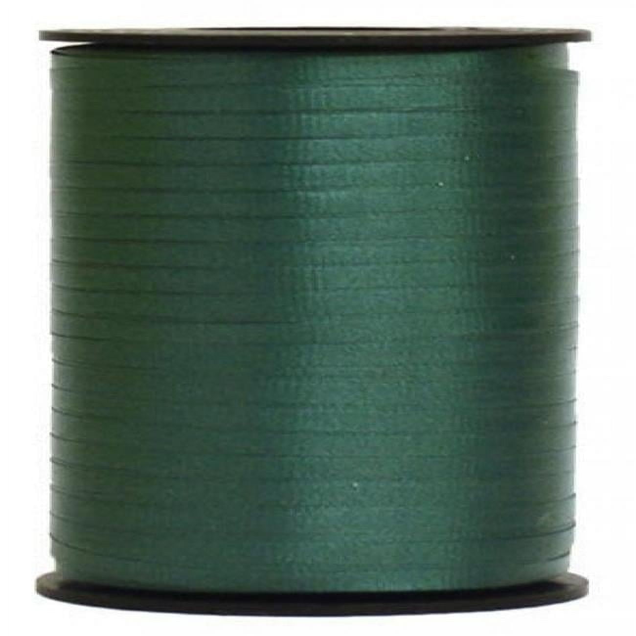 AI-64-Q02 0.18 in. x 500 Yards Hunter Green Curling Ribbon - Set of 2