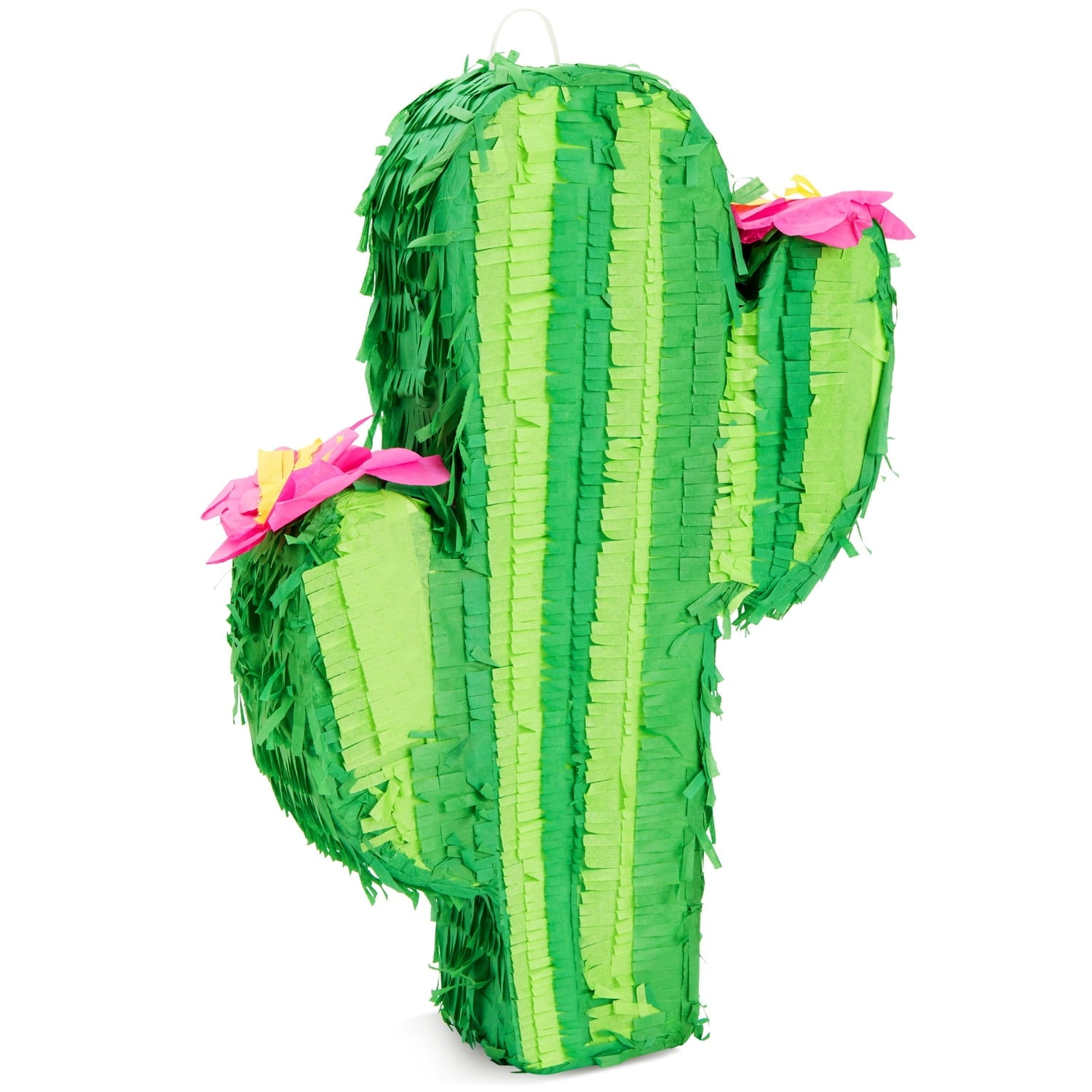 Cactus Pinata for Kids Birthday, Baby Shower, Cinco de Mayo, Mexican Fiesta Party Decorations (Small, 16.5 x 11.5 x 3 In), For Ages 3+