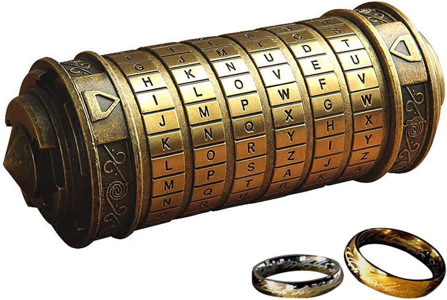 Code Cryptex Valentine's Day Birthday Gift Boxes and Bags Packaging (Bronze)