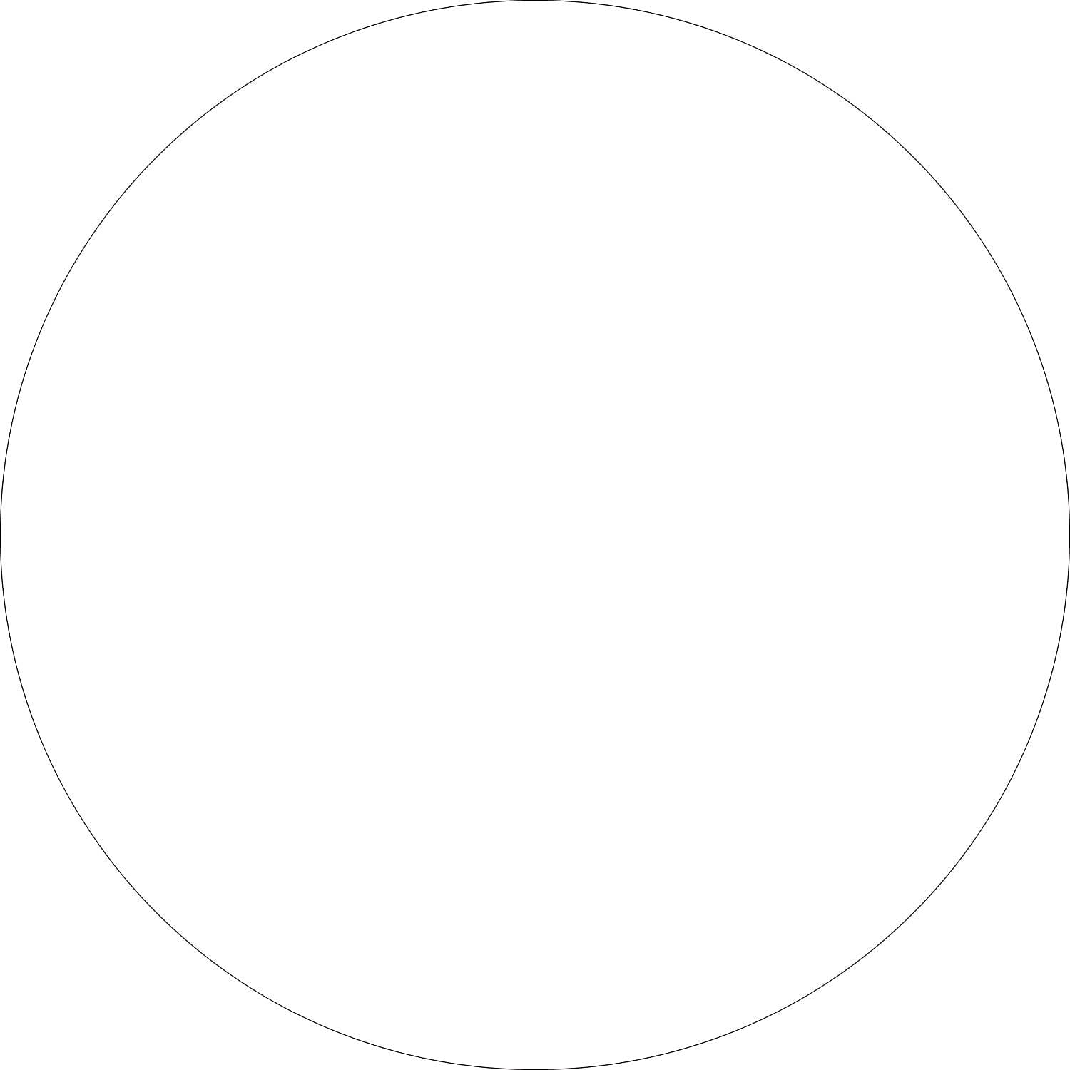 Tape Logic Inventory Circle Label,2",White DL613E