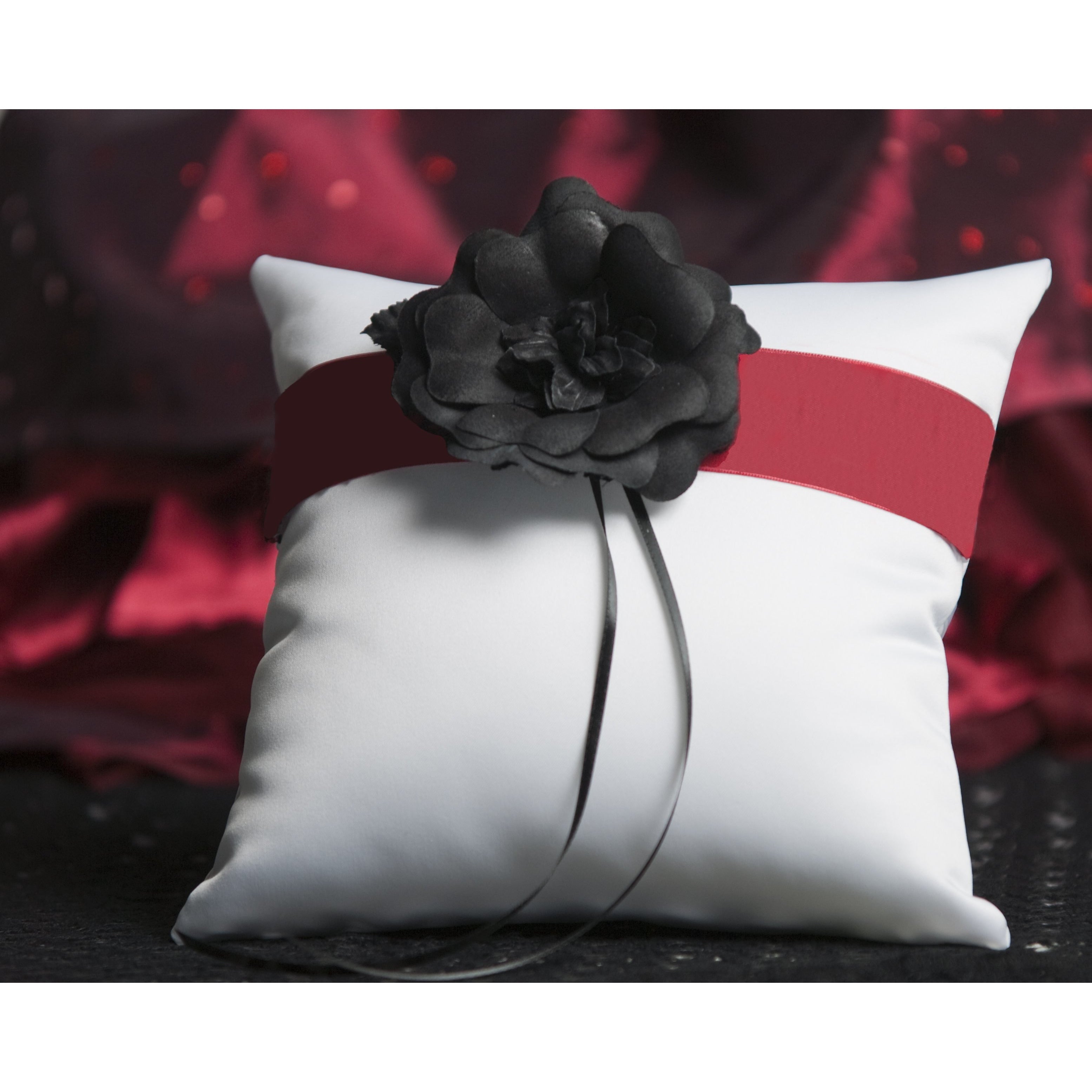 Gothic Romance Wedding Ring Bearer Pillow