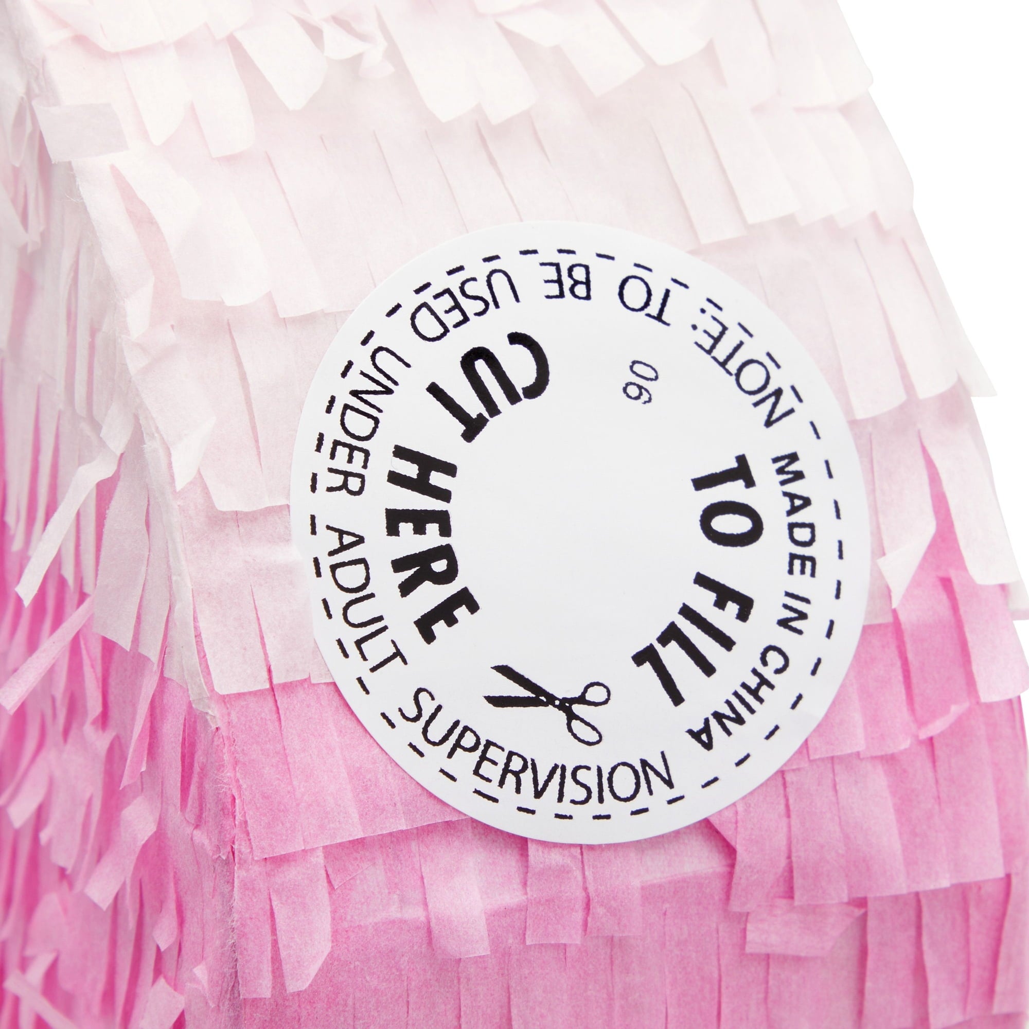 BLUE PANDA Number 3 Pinata, Pink and Gold for Kids Ages 3-14 Birthday Party Decoration, Fun Game and Event Supplies, Small (16.5 x 11 x 3 In)