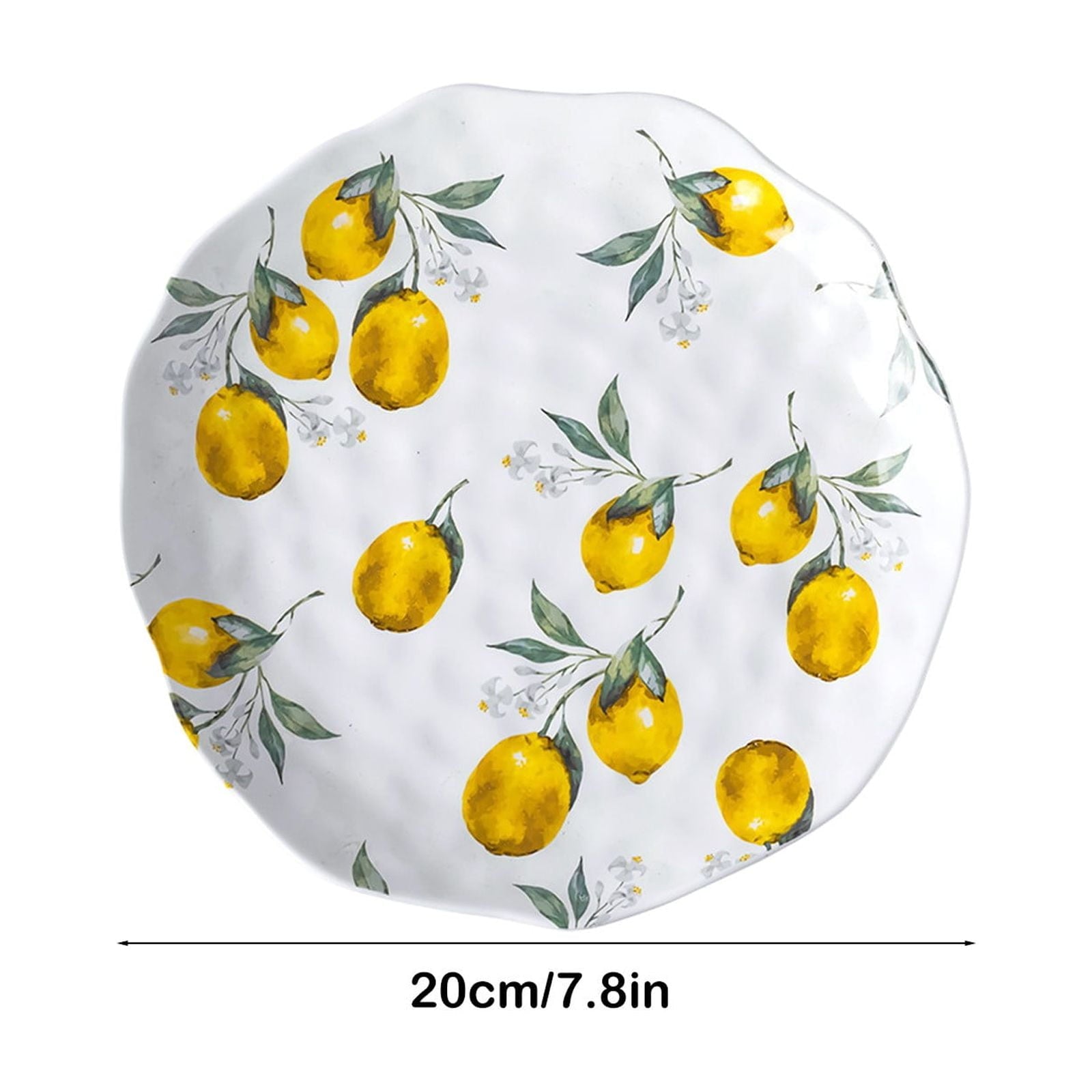 Yellow Yellow Ceramic Lemon Shaped Decorative Plates For Dessert Fruit Serving Coffee Table Kitchen Household Tableware Dish Set And Afternoon Tea Accessories