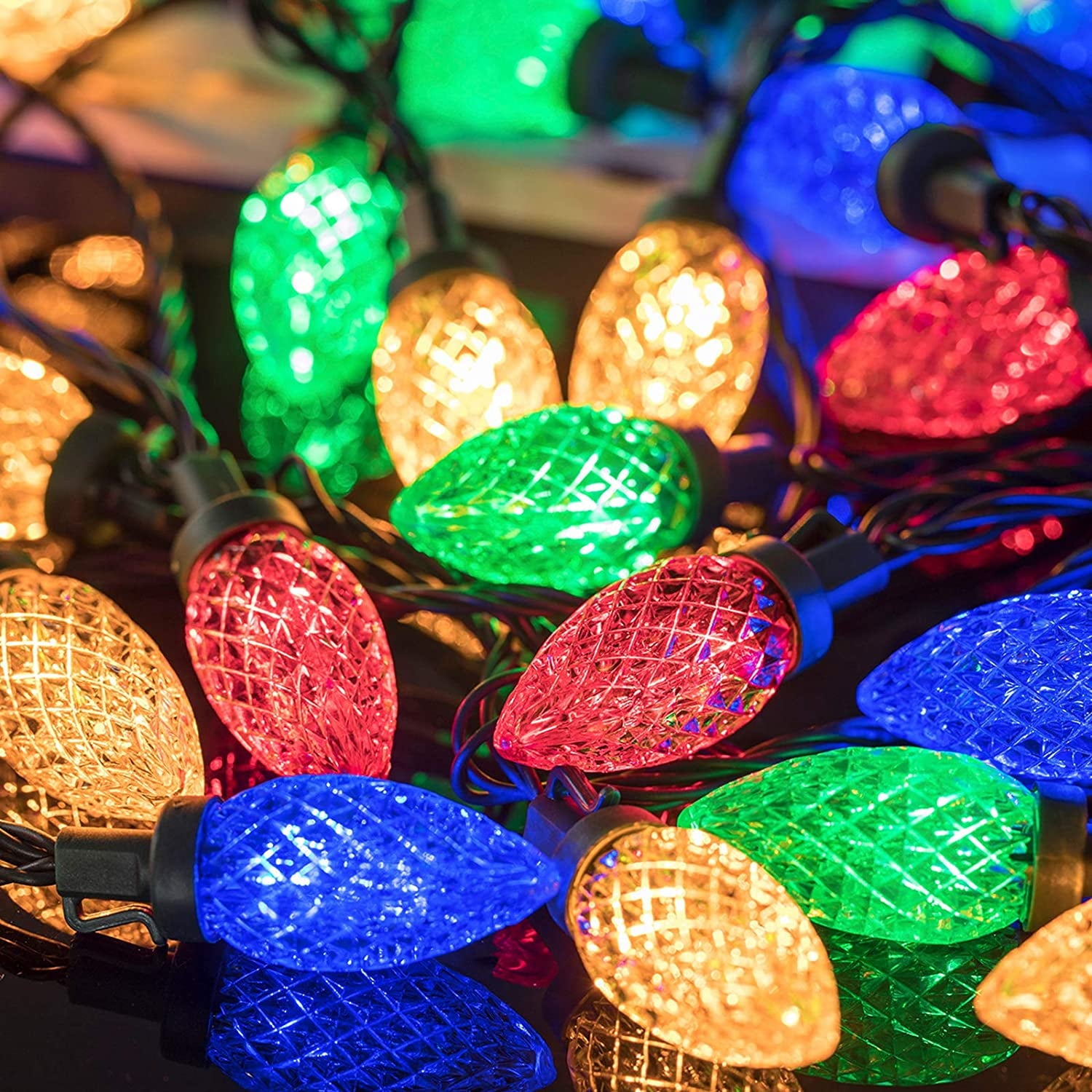 Bibana Indoor/Outdoor 81 ft Corded Electric Waterproof LED Christmas String Light