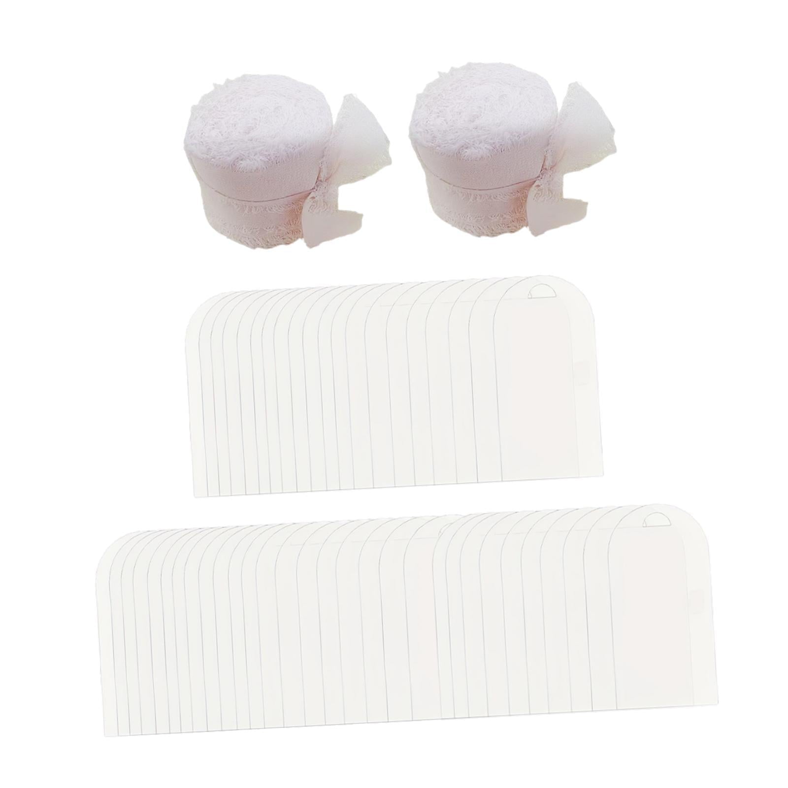 Sharprepublic 50 Pieces Acrylic Place Cards Blank Gift Tags for Office Restaurant Birthday