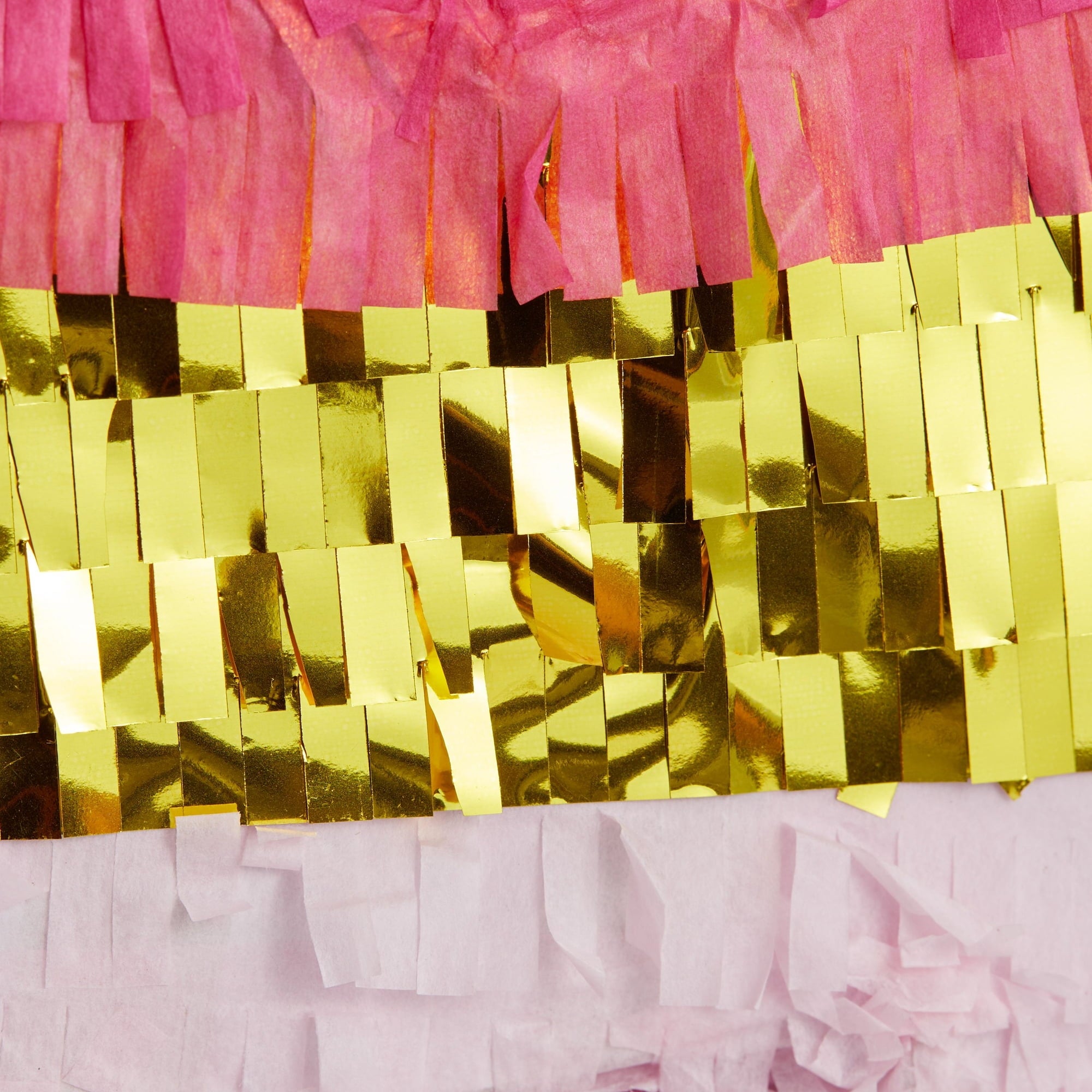 BLUE PANDA Number 4 Pinata, Pink and Gold Foil for Kids Ages 3-14 Birthday Party Decoration, Fiesta, Anniversary Celebration, Small (16.5 x 11 In)