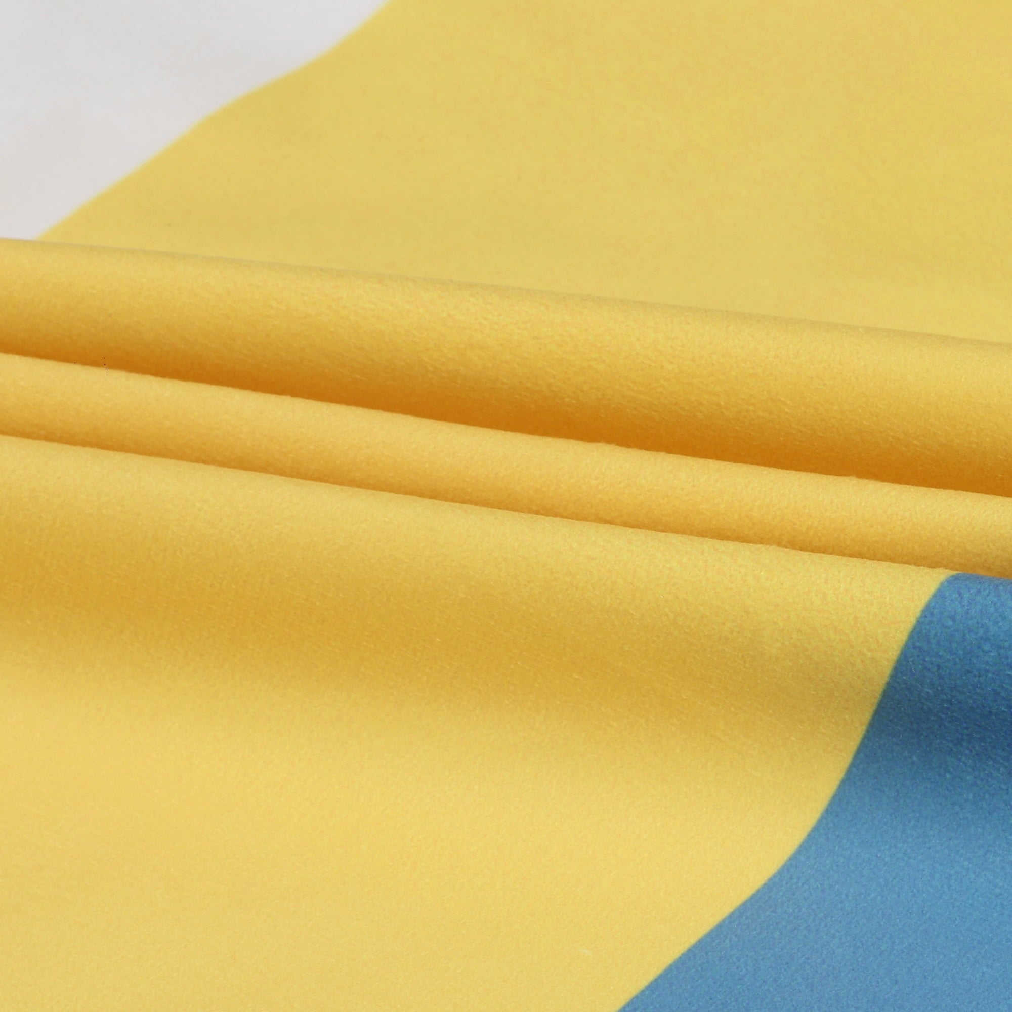 Unique Bargains Lace Rectangle Decor Macrame Polyester Kitchen Party Tablecloth Yellow Blue 59x79 Inch