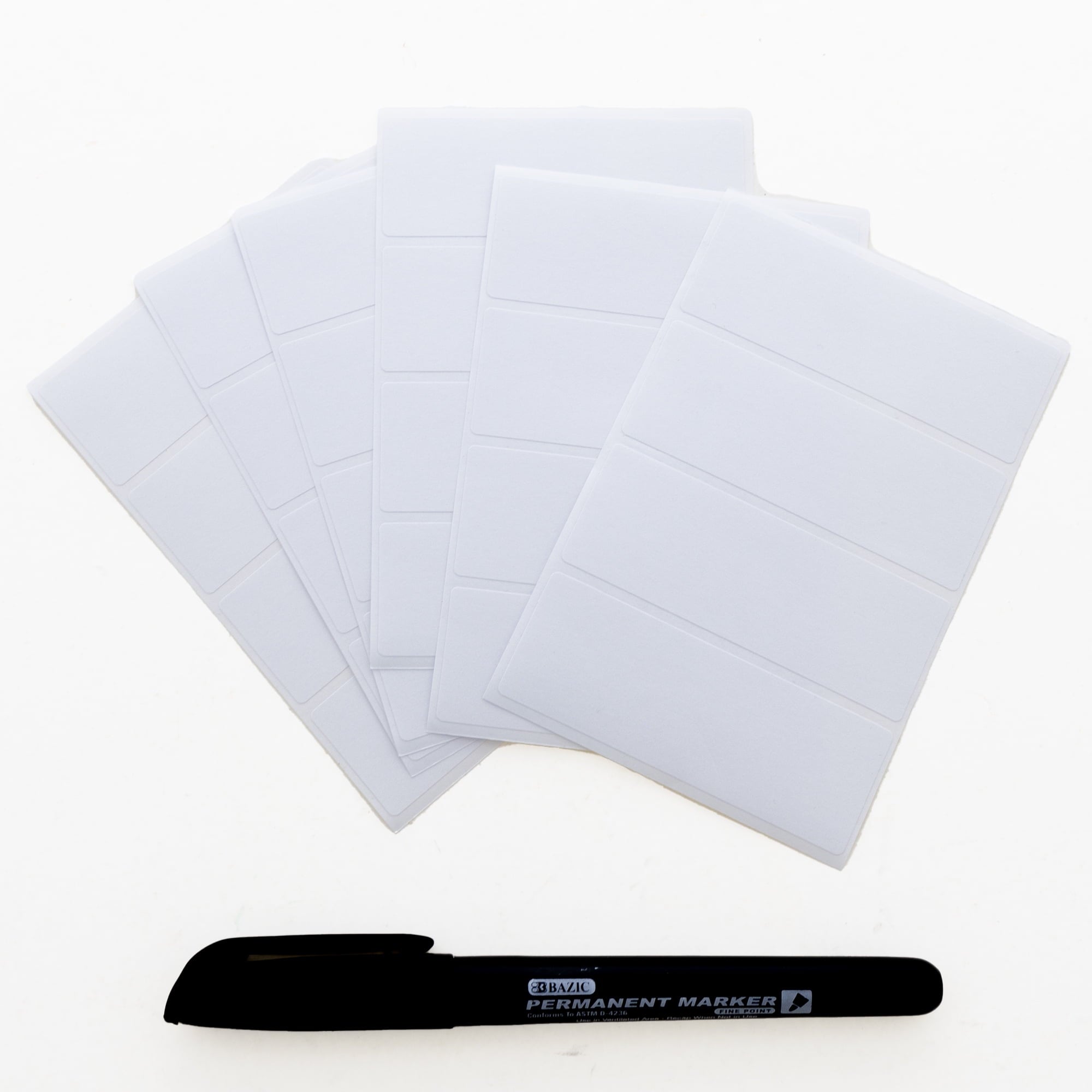 BAZIC White Label 2 3/4"X1" Shipping Labels Mailing Label, 3072-Count