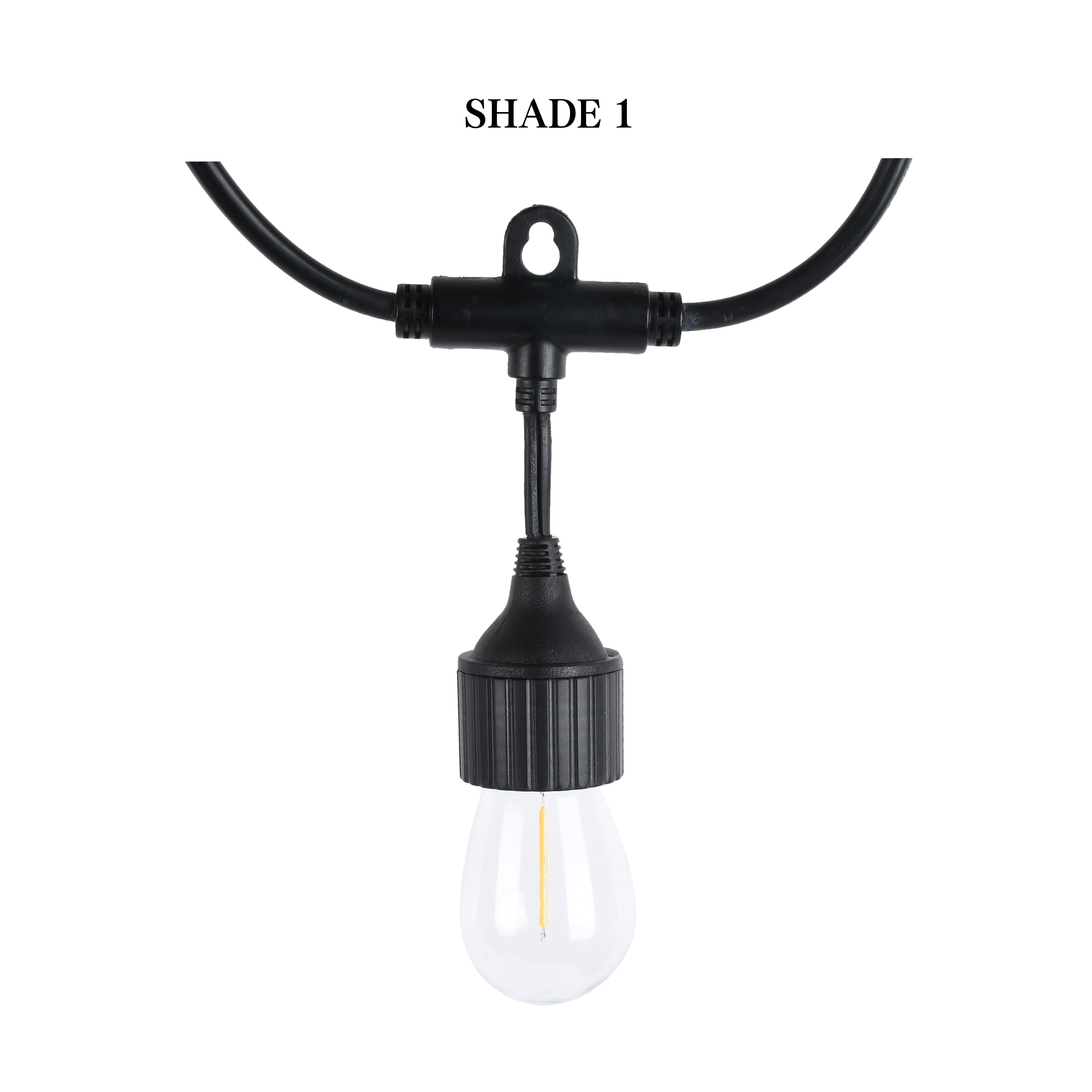 Auto Drive 120 Volts 10 Count Warm White LED Retro Metal Outdoor RV String Light