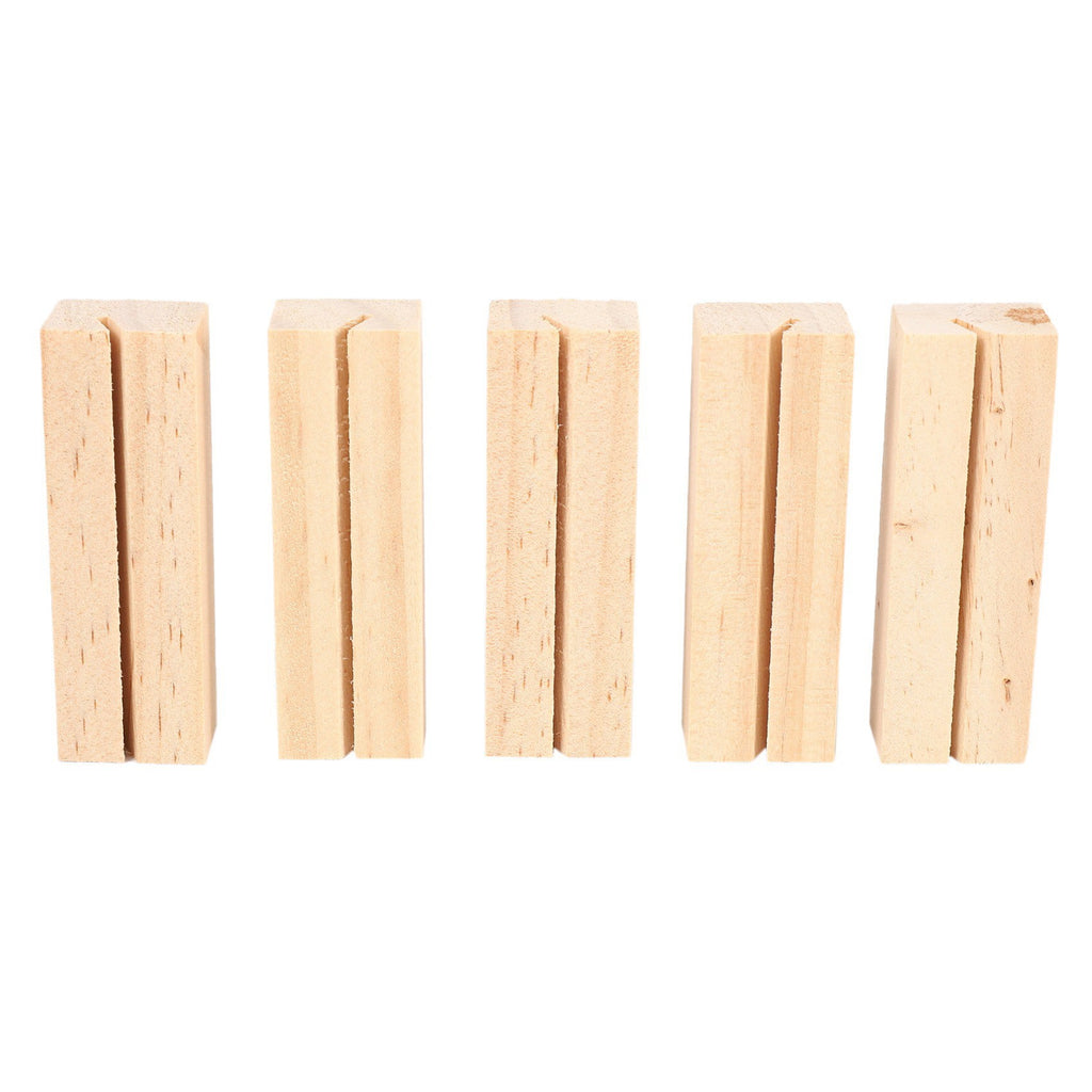 20 Pieces Wood Place Card Holders,for Wedding Decoration