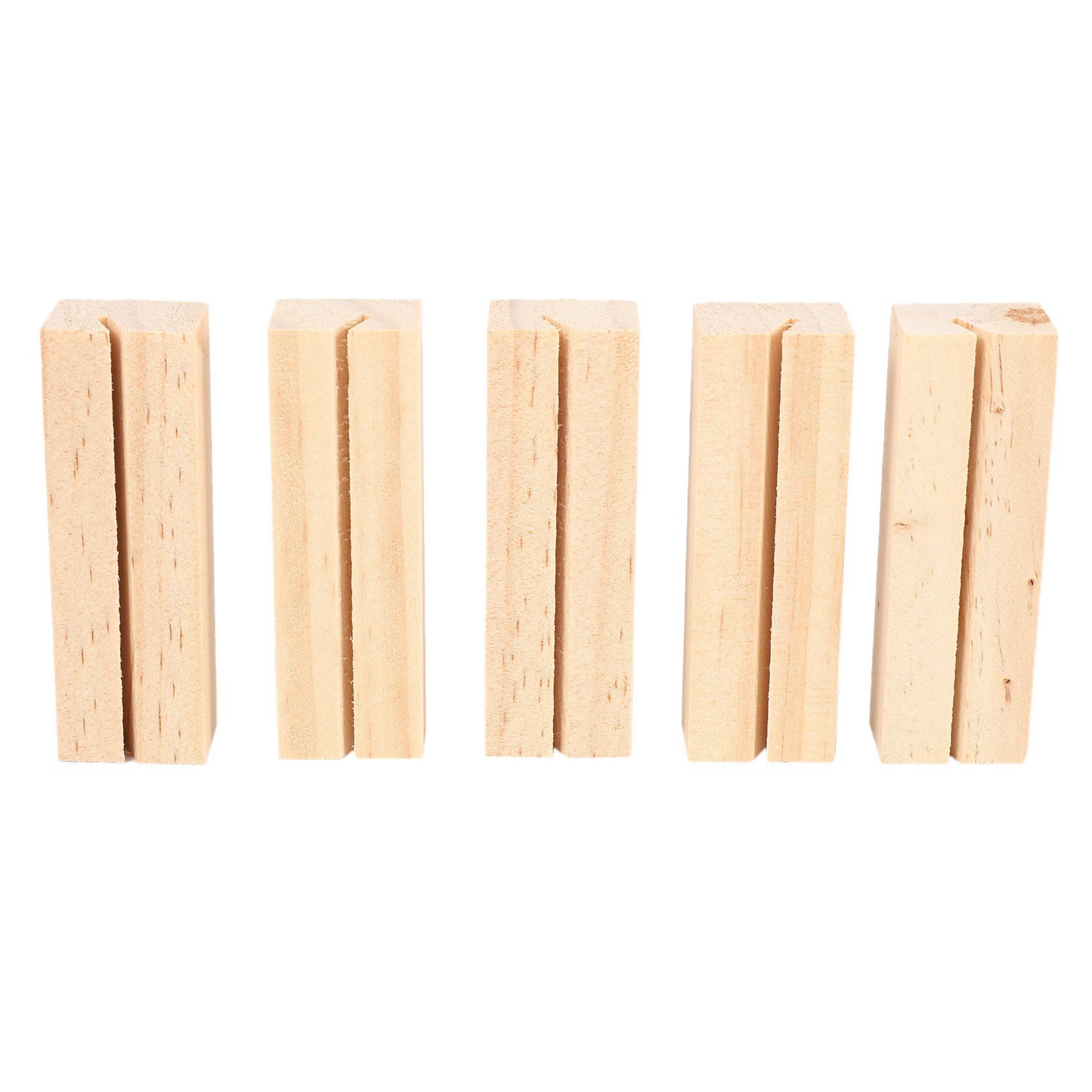 20 Pieces Wood Place Card Holders,for Wedding Decoration