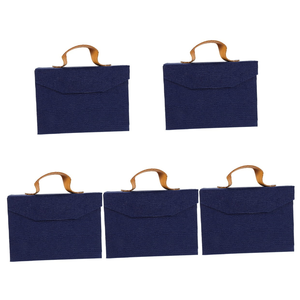 unbranded 5pcs Gift Box with Handle Gift Box Wedding Presents Packaging Box Holiday Gifts Box