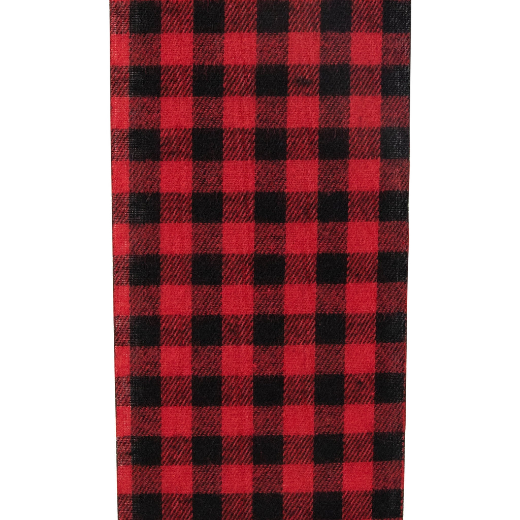 Northlight 14' Red Buffalo Plaid Christmas Door Bow