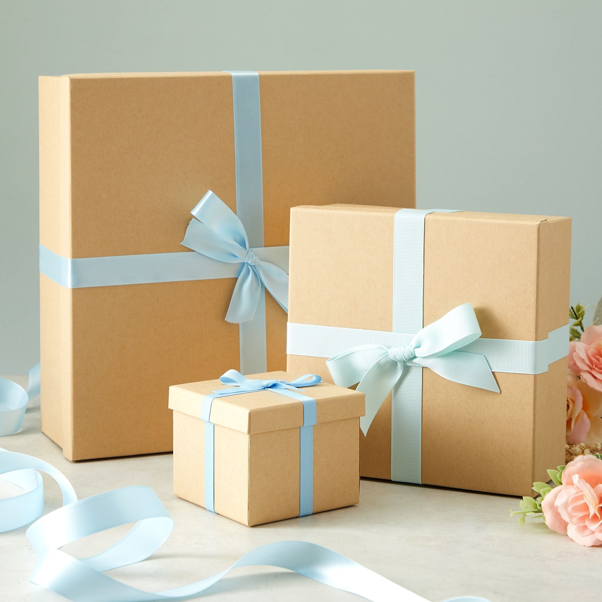 6-Pack Decorative Nested Boxes with Lids, Assorted Sizes, Square Nesting Gift Box, Large to Small, Thick Paper Board, Stackable Gift Boxes for Presents, Wedding, Birthday, DIY