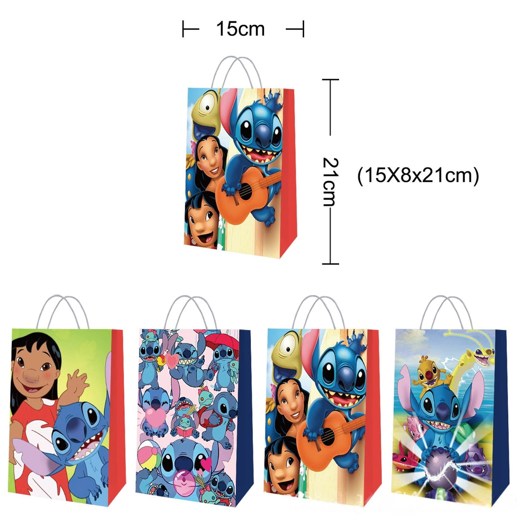 24 Pcs Lio Cartoon Party Gift Bags, Birthday party bags, Cartoon candy bags, Party Supplies（8.26"×5.9"×3.15"）