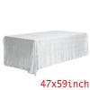 Unique Bargains Sequin Table Covers for Dining Room Parties or Dances Tablecloths Pink 47"x71"
