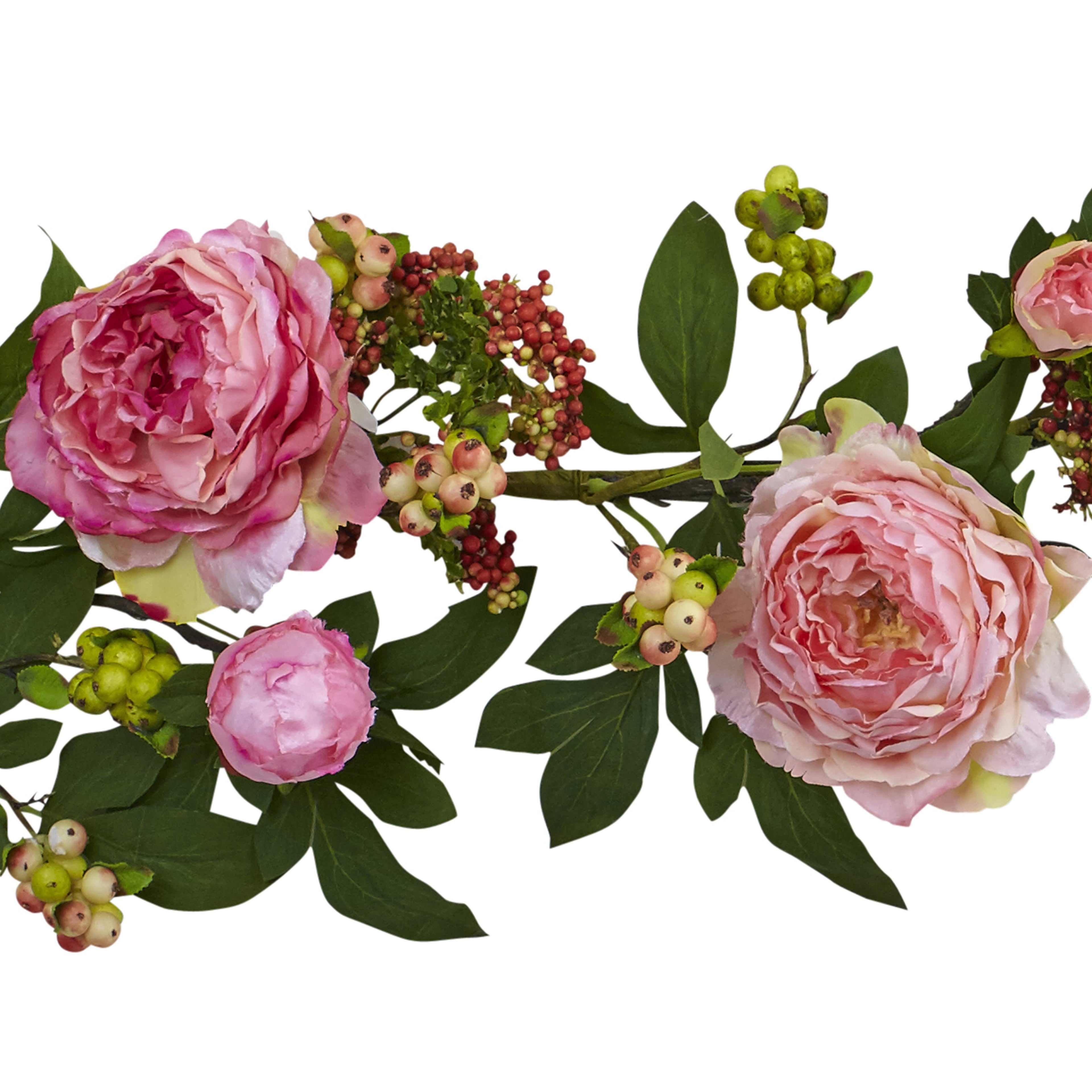 Nearly Natural Everyday Floral Garland, 60" (Assorted Colors)