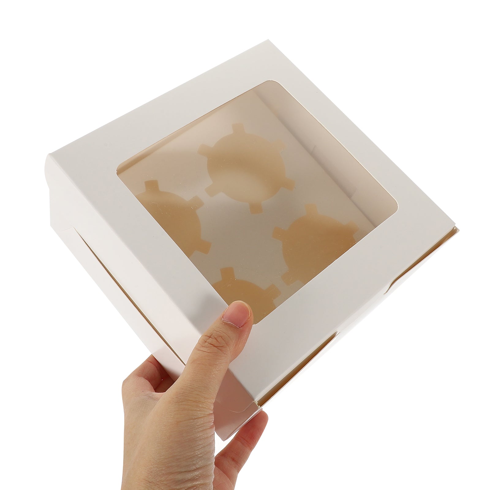 10 Pcs Cupcake Wrappers Cookie Boxes Container White Wok Draining Rack Packaging Small Gift Paper Cups