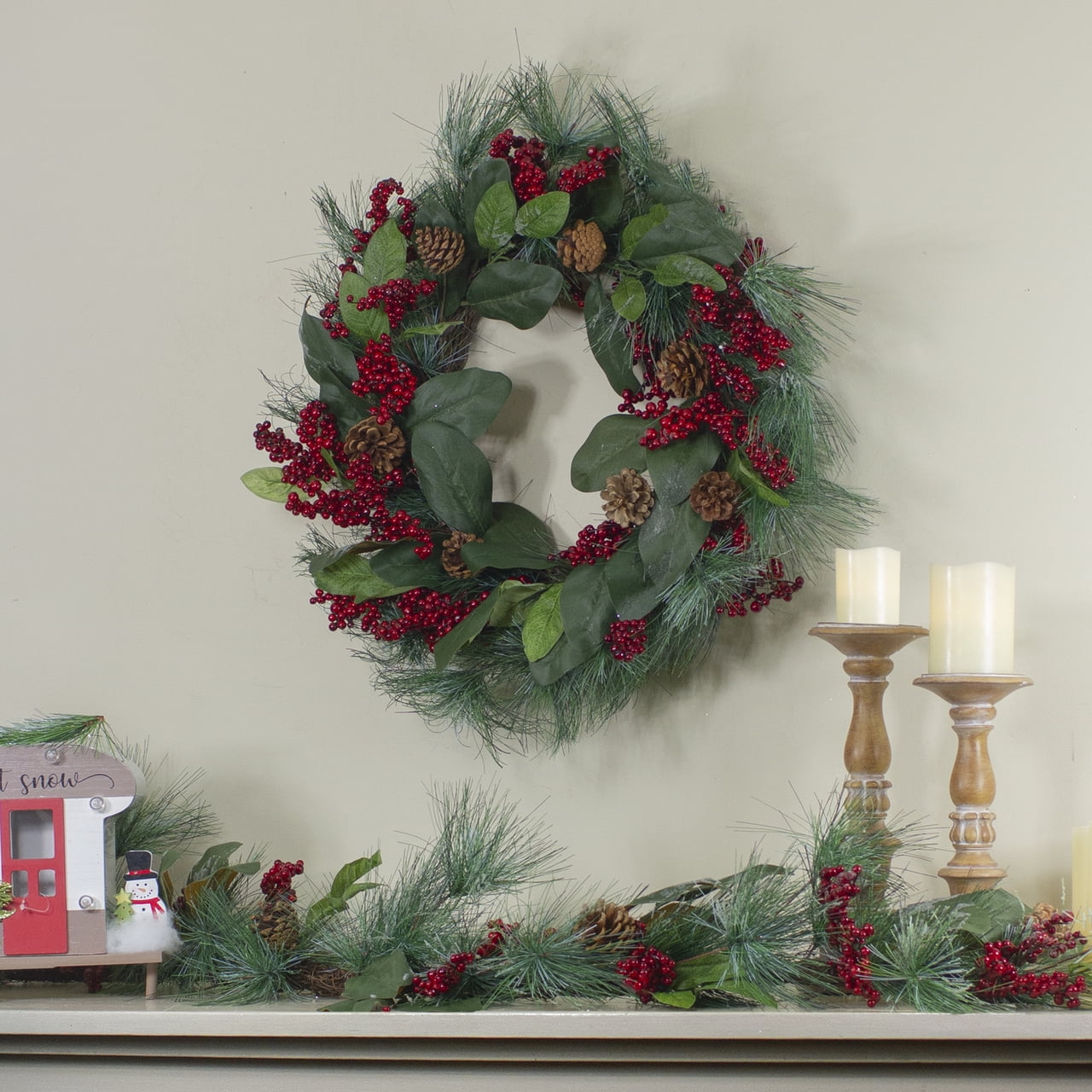 Northlight Decorated Pine Garlands, 6" (Assorted colors)