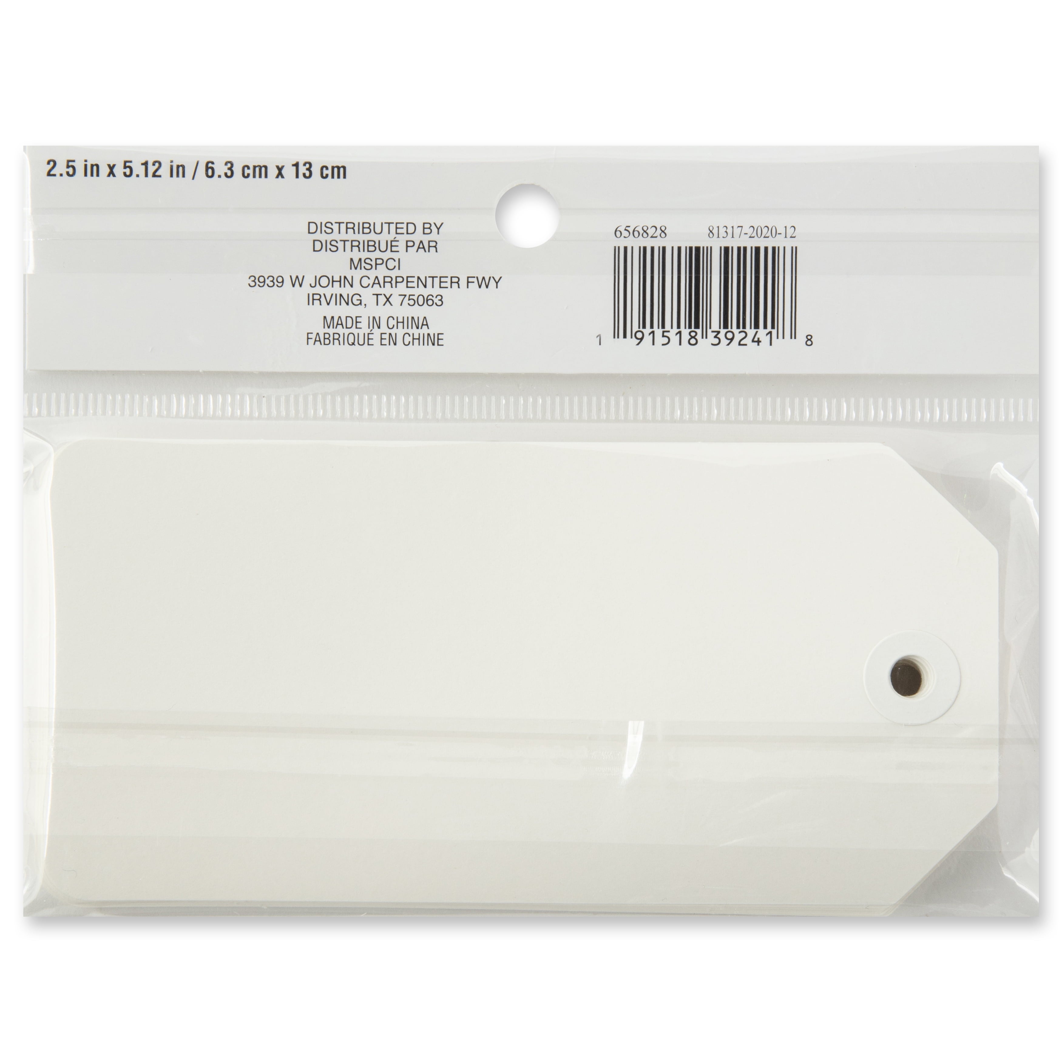 12 Packs: 20 ct. (240 total) Large Ivory Tags by Recollections™