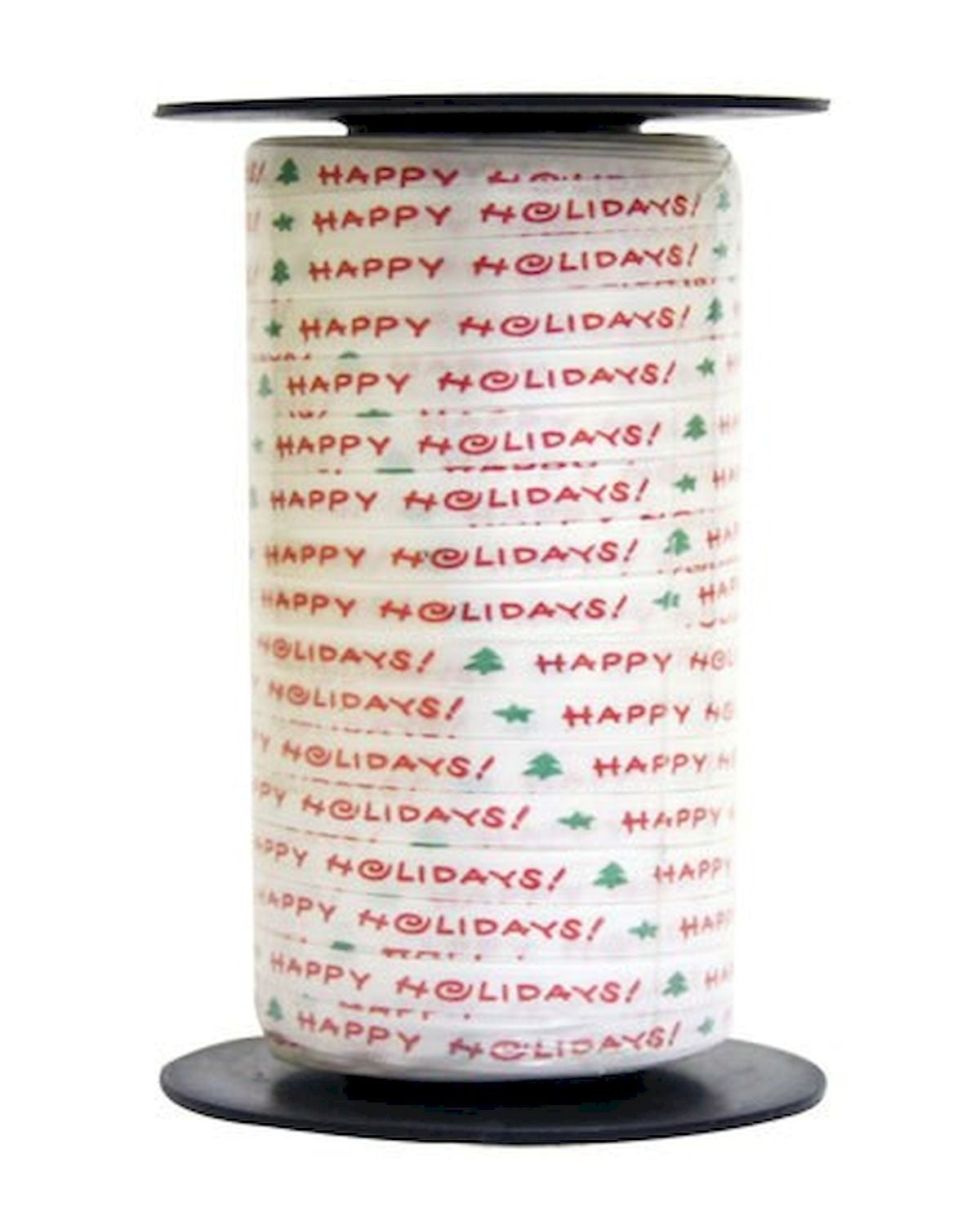 1/4" x 250 Yds Happy Holidays Curling Ribbon