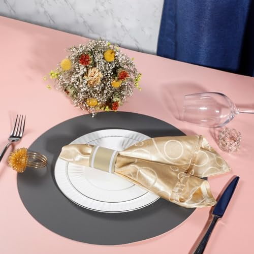 Standard Paper Napkin Band,Napkin Ring Self Adhesive,200PCS Matte Gold Silverware Wraps Bands,Table Setting Wedding Event Party Supply (Matte Gold /200pcs) NB-G200