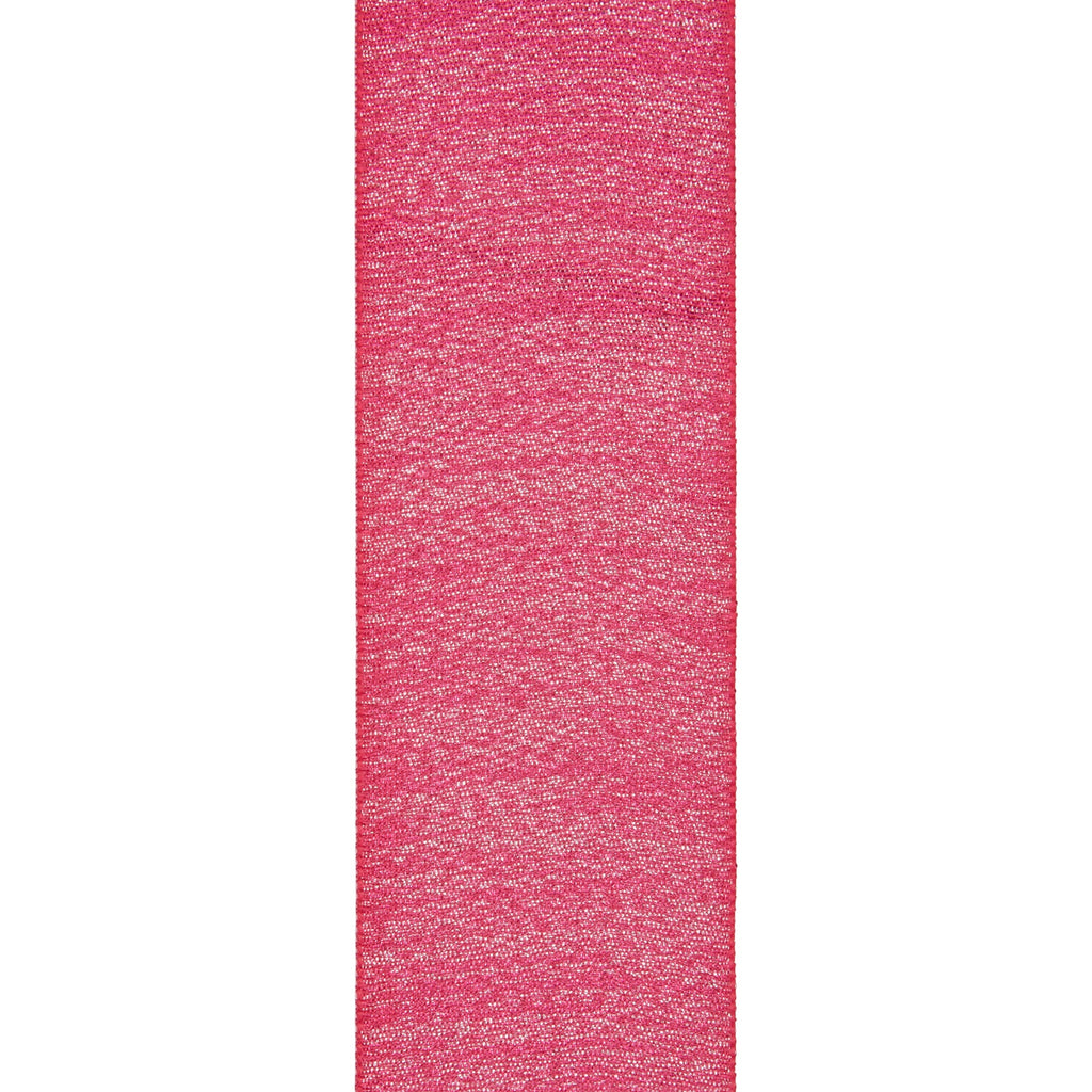 (6 pack) Offray Ribbon, Metallic Raspberry Pink 1 1/2 inch Grosgrain Polyester Ribbon, 9 feet
