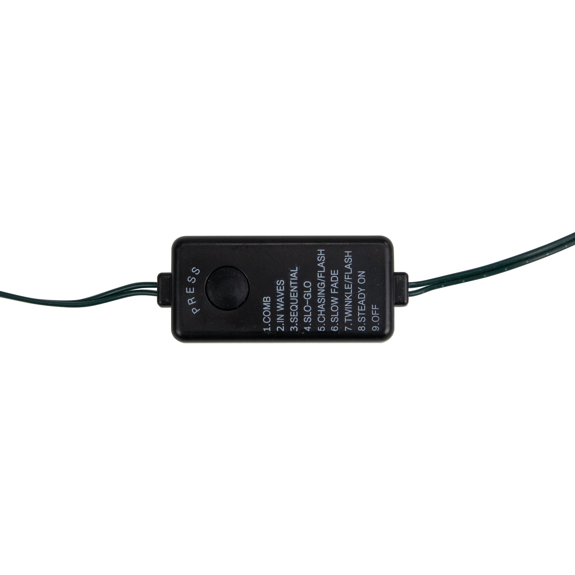 Northlight 200ct LED Multi-Function Color Changing Christmas Fairy Lights, 64.5ft Green Wire