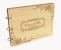 Darling Souvenir Personalized Engraved Laser Cut Wedding Guest Book Wooden Cover Sign-in Book Registry Guestbook Scrapbook-H2
