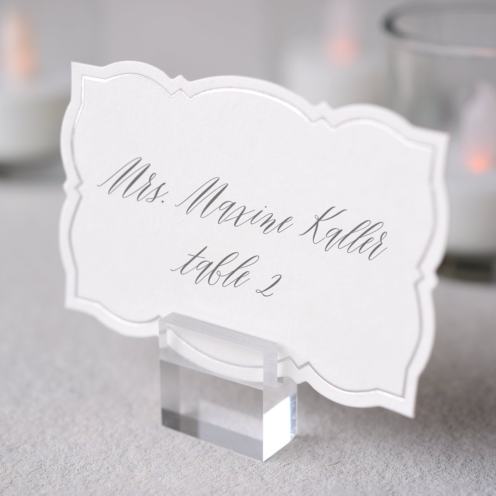 Clear Place Card Holders - 12ct. by Celebrate It™
