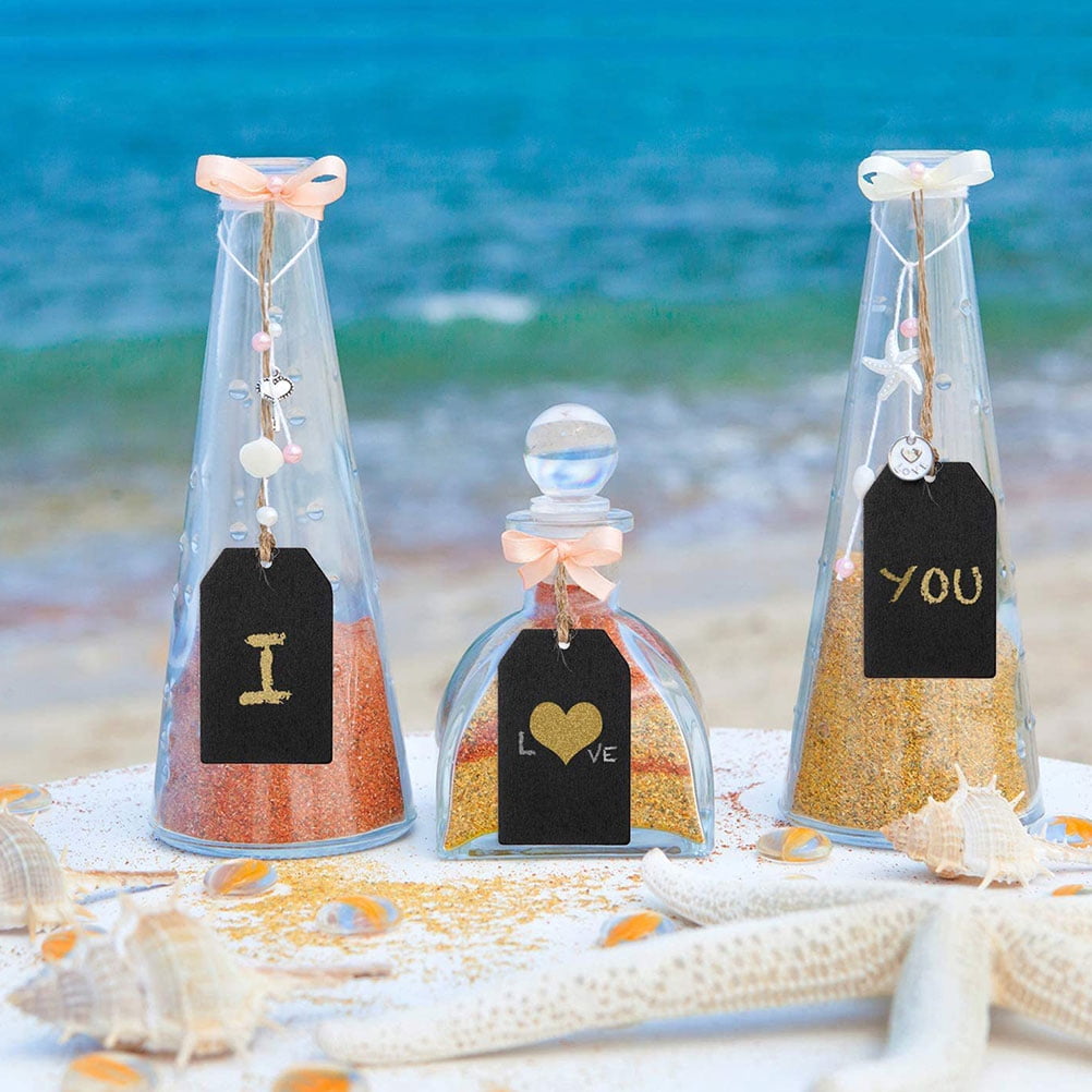 Raindrops 160 Pcs  Decorative Bottle Labels Wedding Chalkboard Tags Multi-function Gift Labels