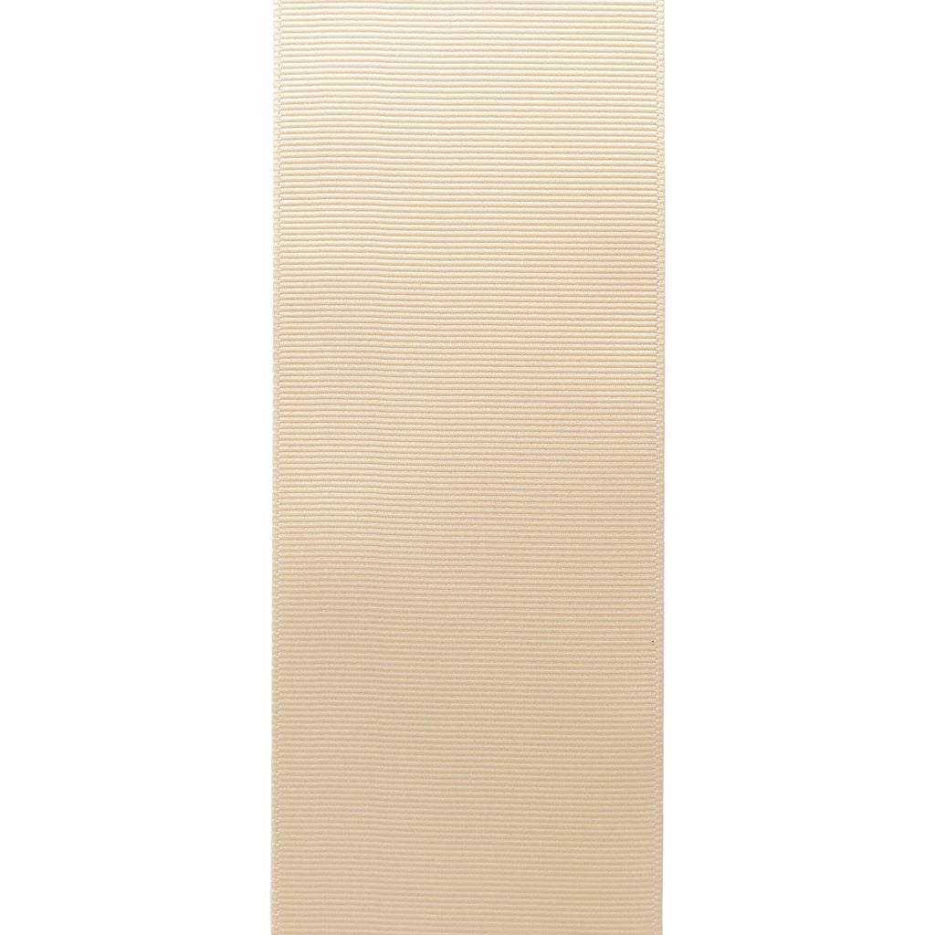 Solid Ivory Grosgrain Ribbon, 2.5" x 50 Yards by Gwen Studios
