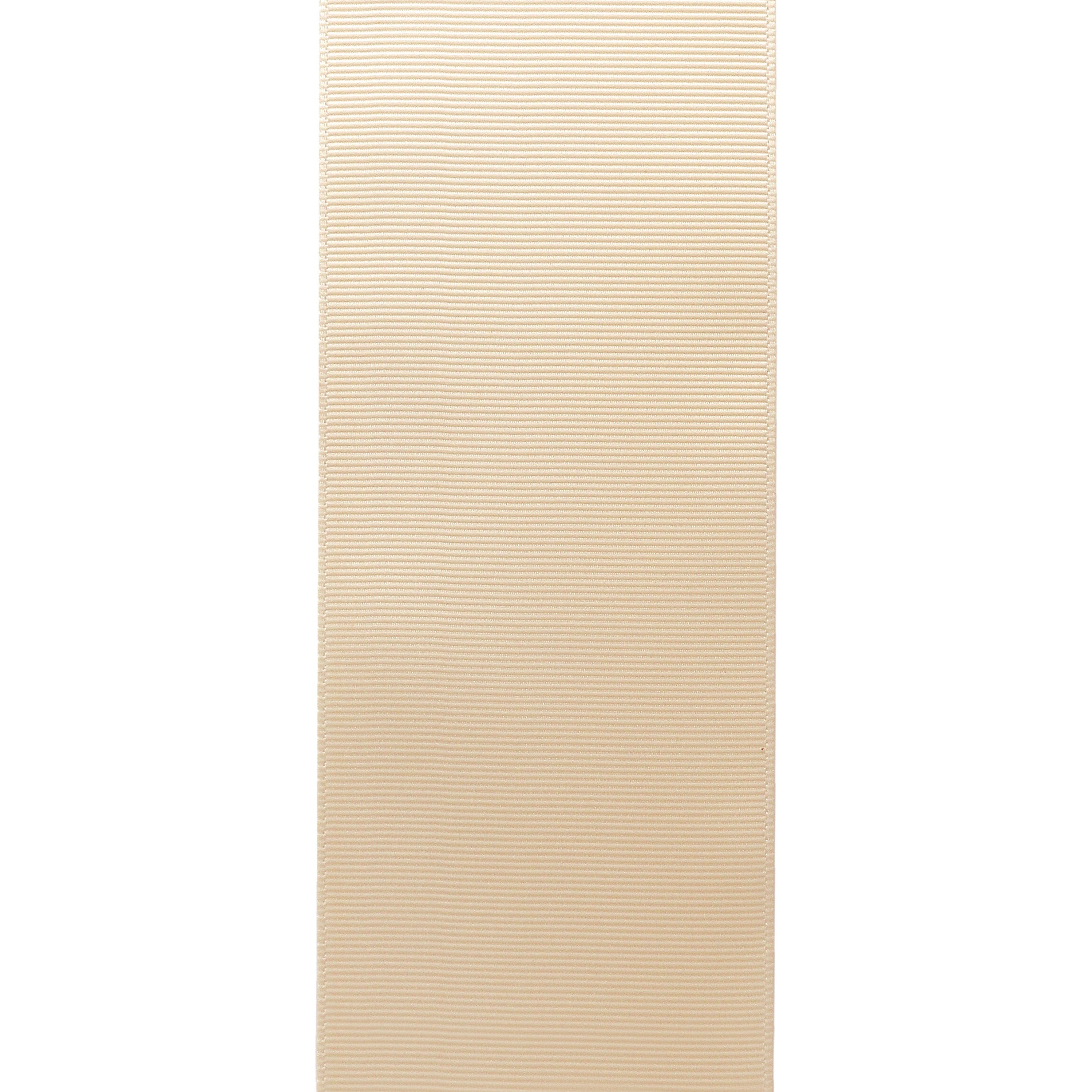 Solid Ivory Grosgrain Ribbon, 2.5" x 50 Yards by Gwen Studios
