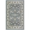 Superior Lille Traditional Floral Indoor Runner Rug, Cream, 8' x 10'