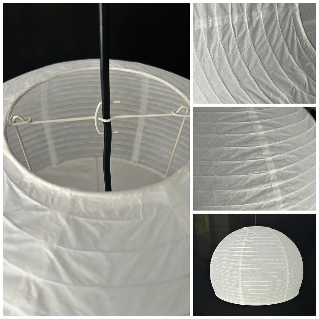 Mitavade White Paper Lantern Lights Lanterns, Home Hanging Light Decoration, 18 in, 1 Piece