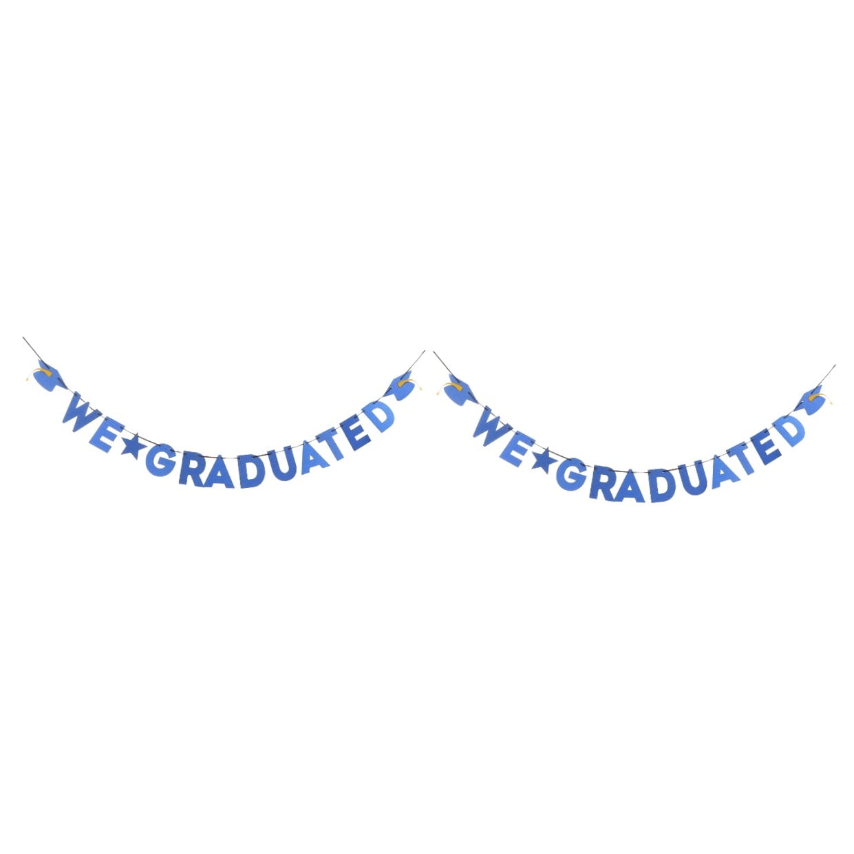 2 Pieces Graduation Season Banner Background Decor