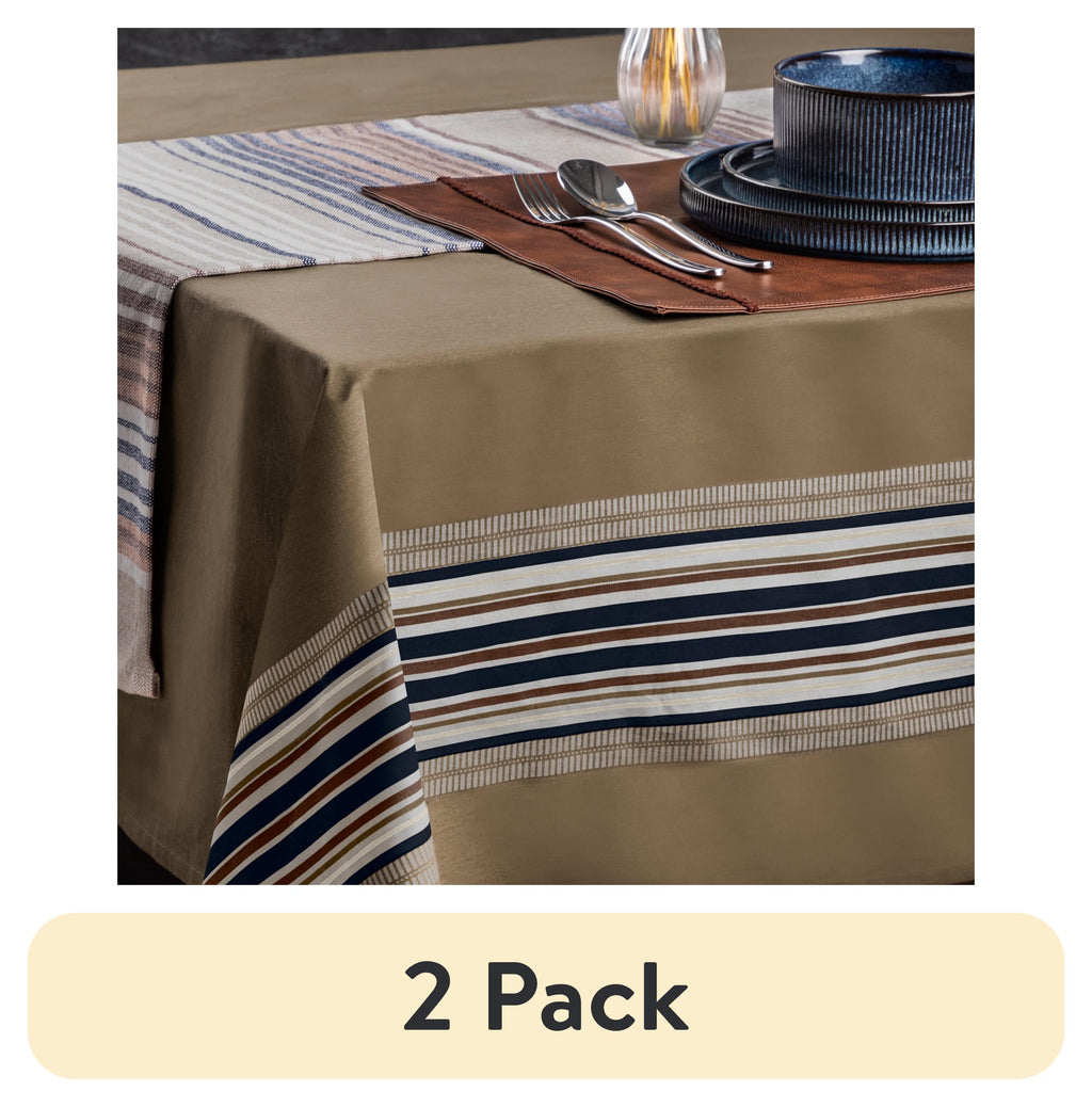 (2 pack) Yellowstone Rectangle Tablecloth 102", John Collection