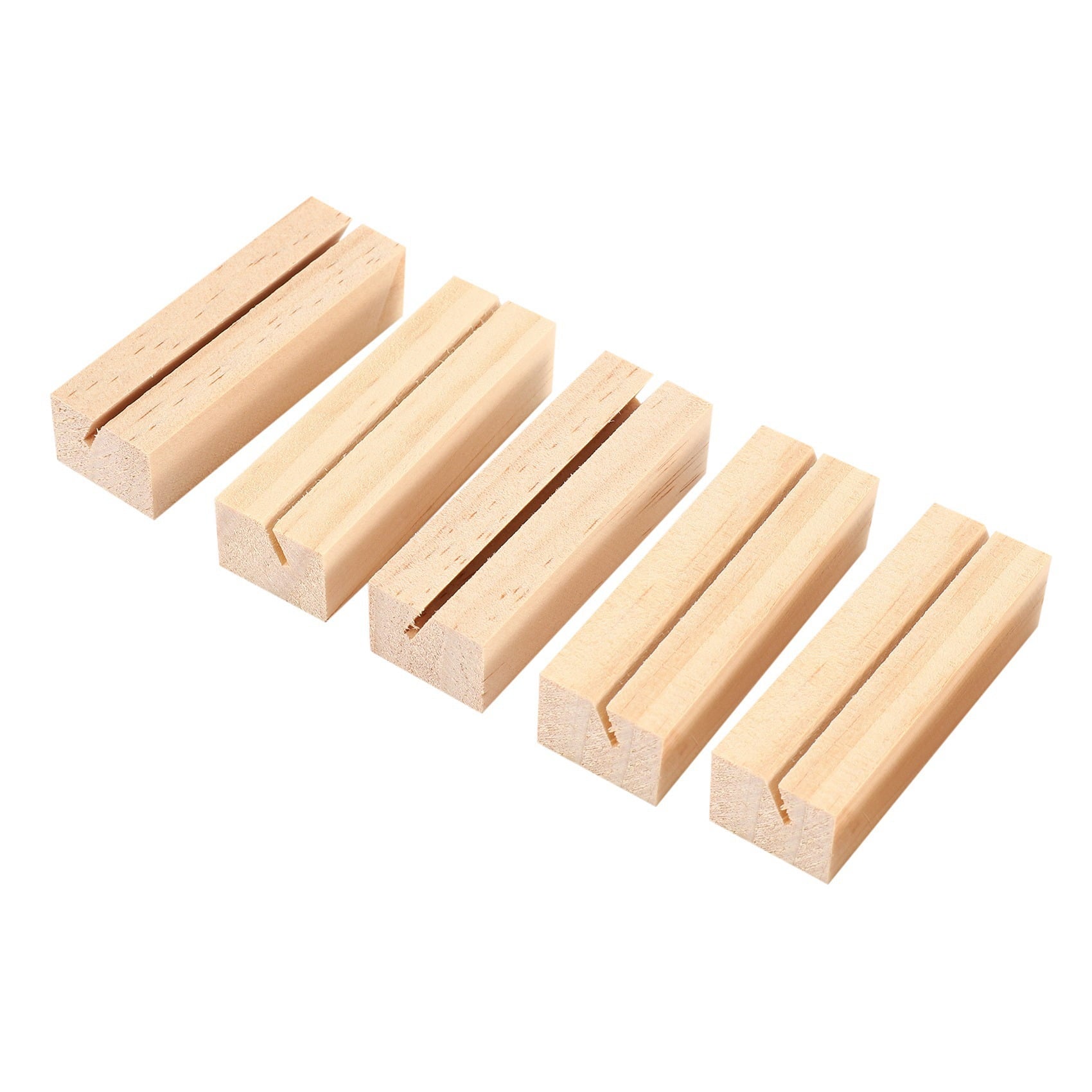 20 Pieces Wood Place Card Holders,for Wedding Decoration