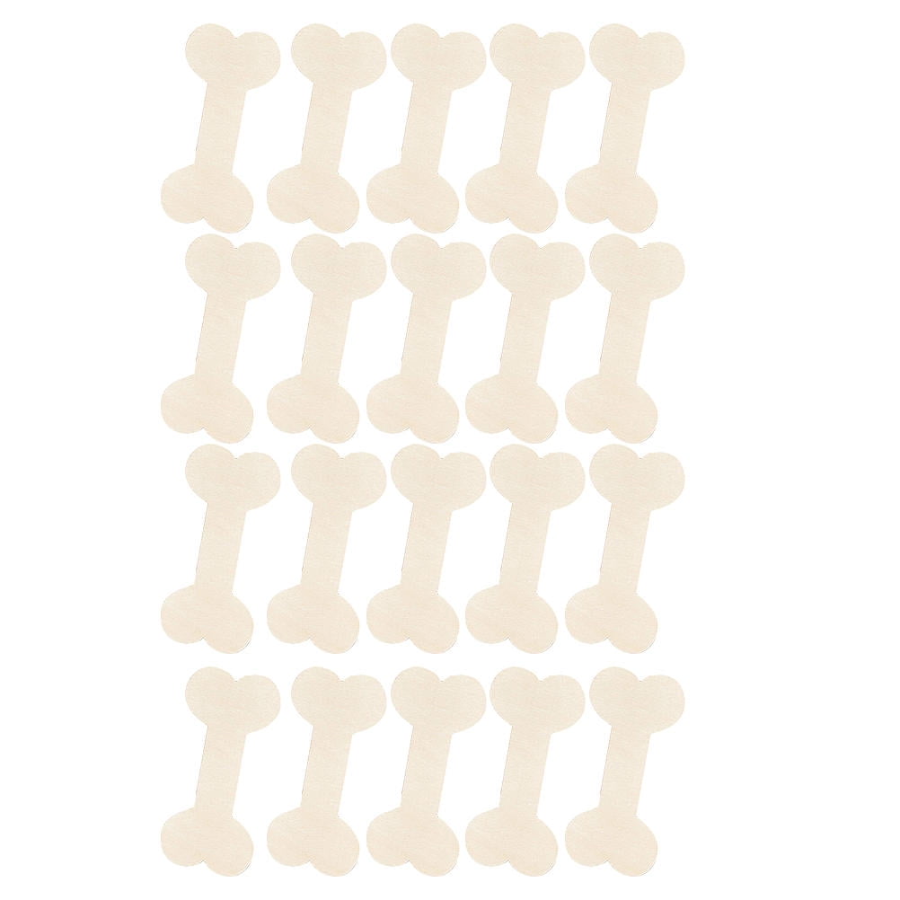 Hemoton  3 Pack Label Listing Ornament Paper Gifts Country Decor Child Khaki
