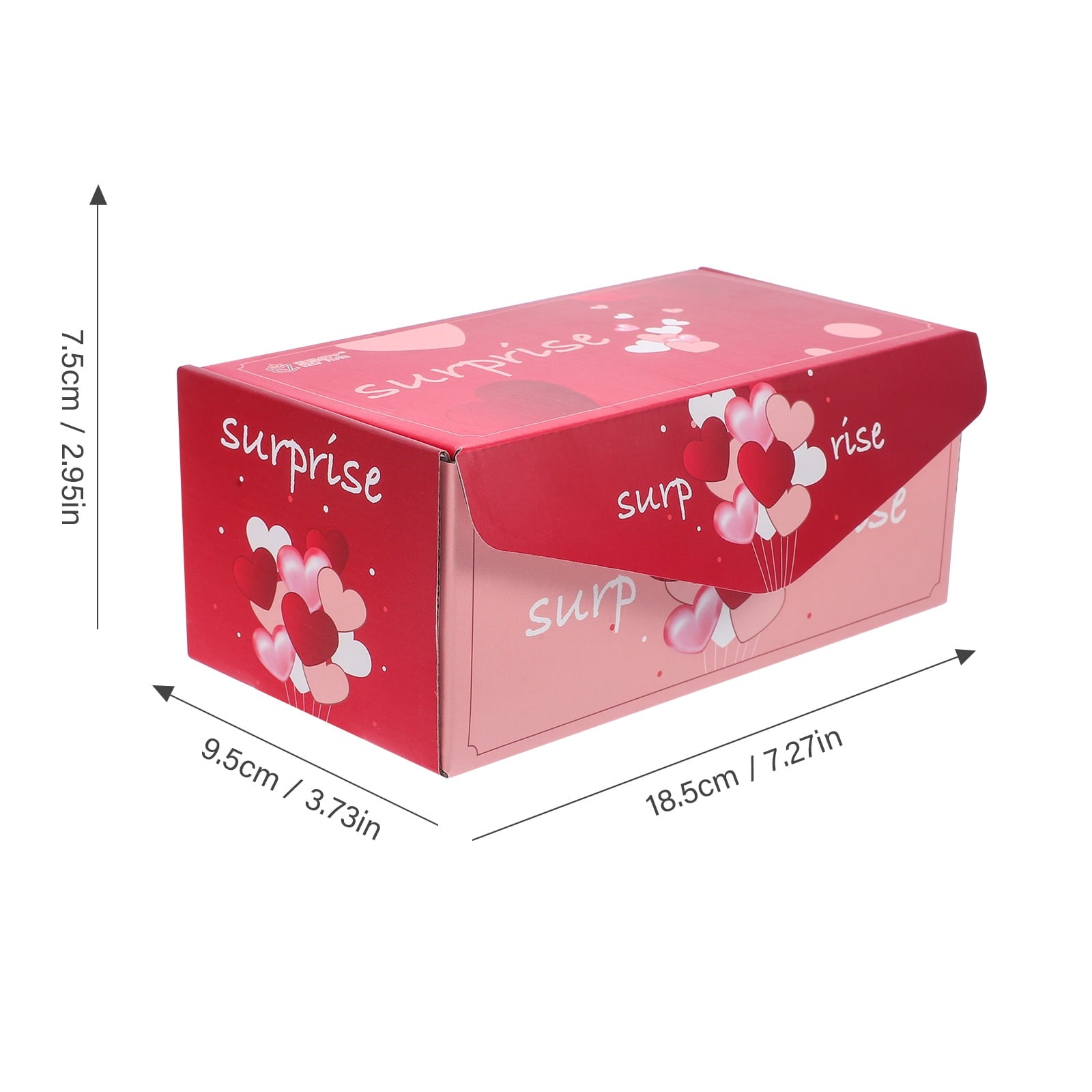 3 Sets  Valentine Day Candy Boxes Gift Wrapping Box Small Gift Box Holiday Bouncing Explosion Gift Box