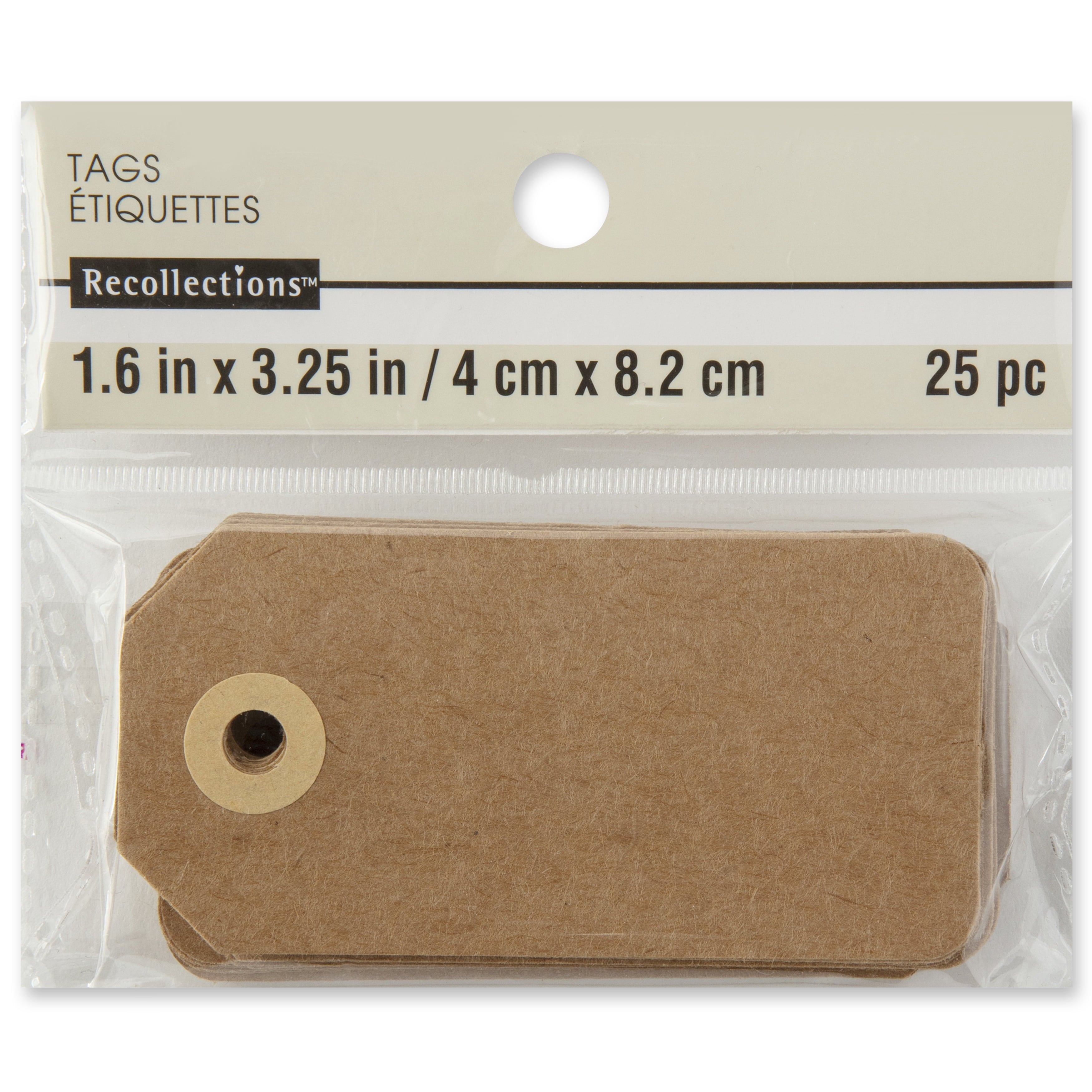 12 Packs: 25 ct. (300 total) Kraft Creative Tags by Recollections™