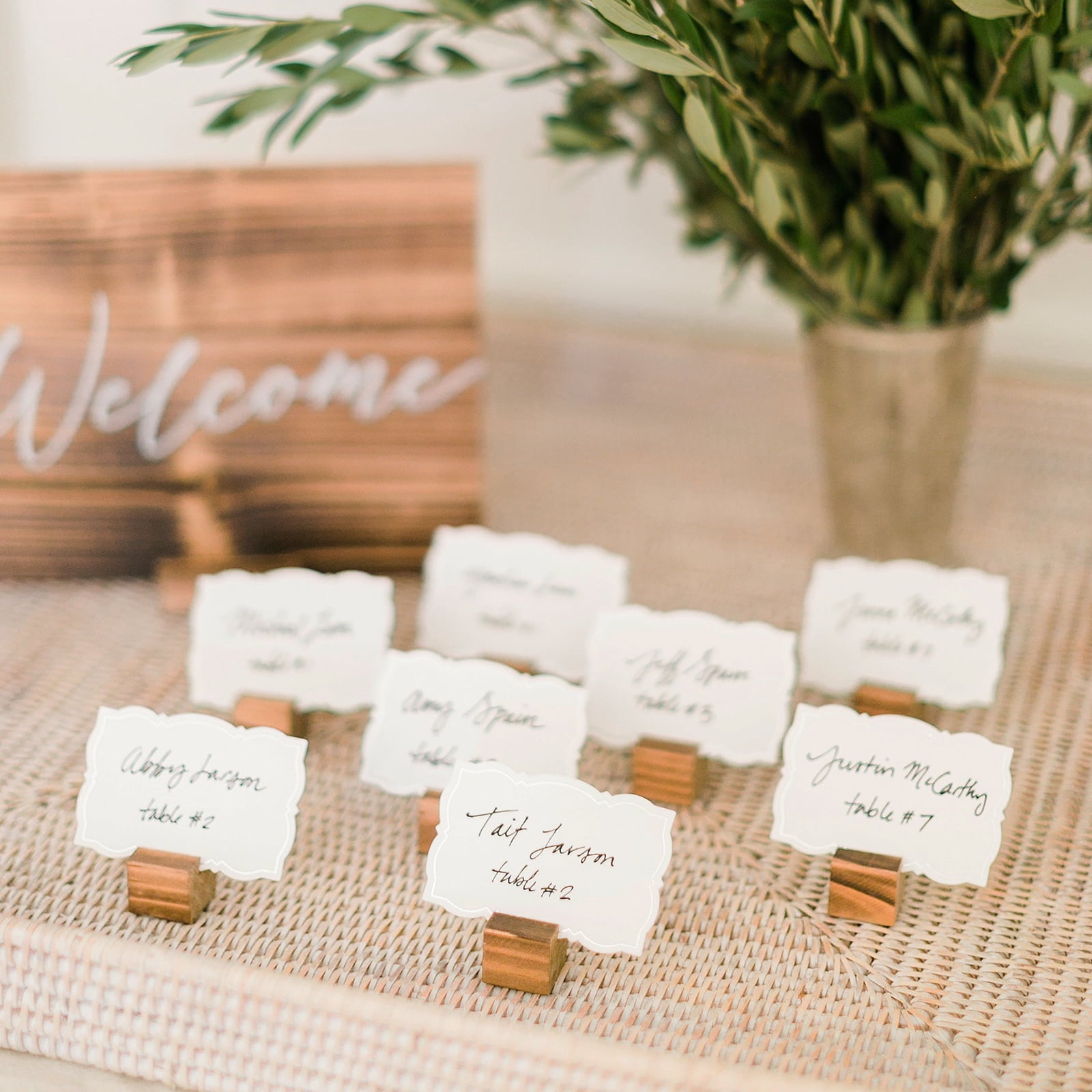 6 Packs: 12 ct. (72 total) Wood Place Card Holders by Celebrate It™