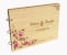 Darling Souvenir Personalized Engraved Laser Cut Wedding Guest Book Wooden Cover Sign-in Book Registry Guestbook Scrapbook-H4