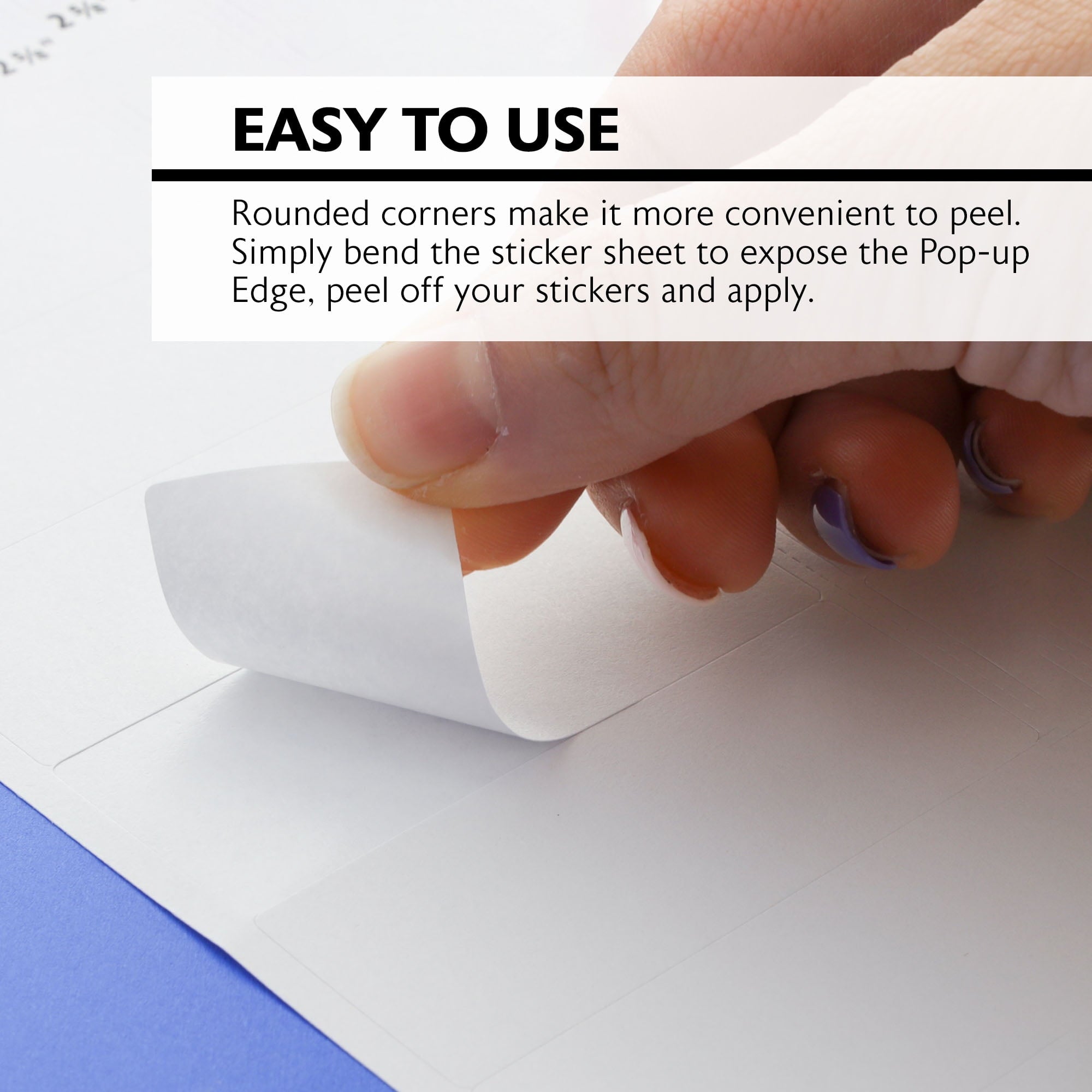 BAZIC Mailing Label 2 5/8"X1" White Shipping Labels for Printers (300/Pack), 24-Packs