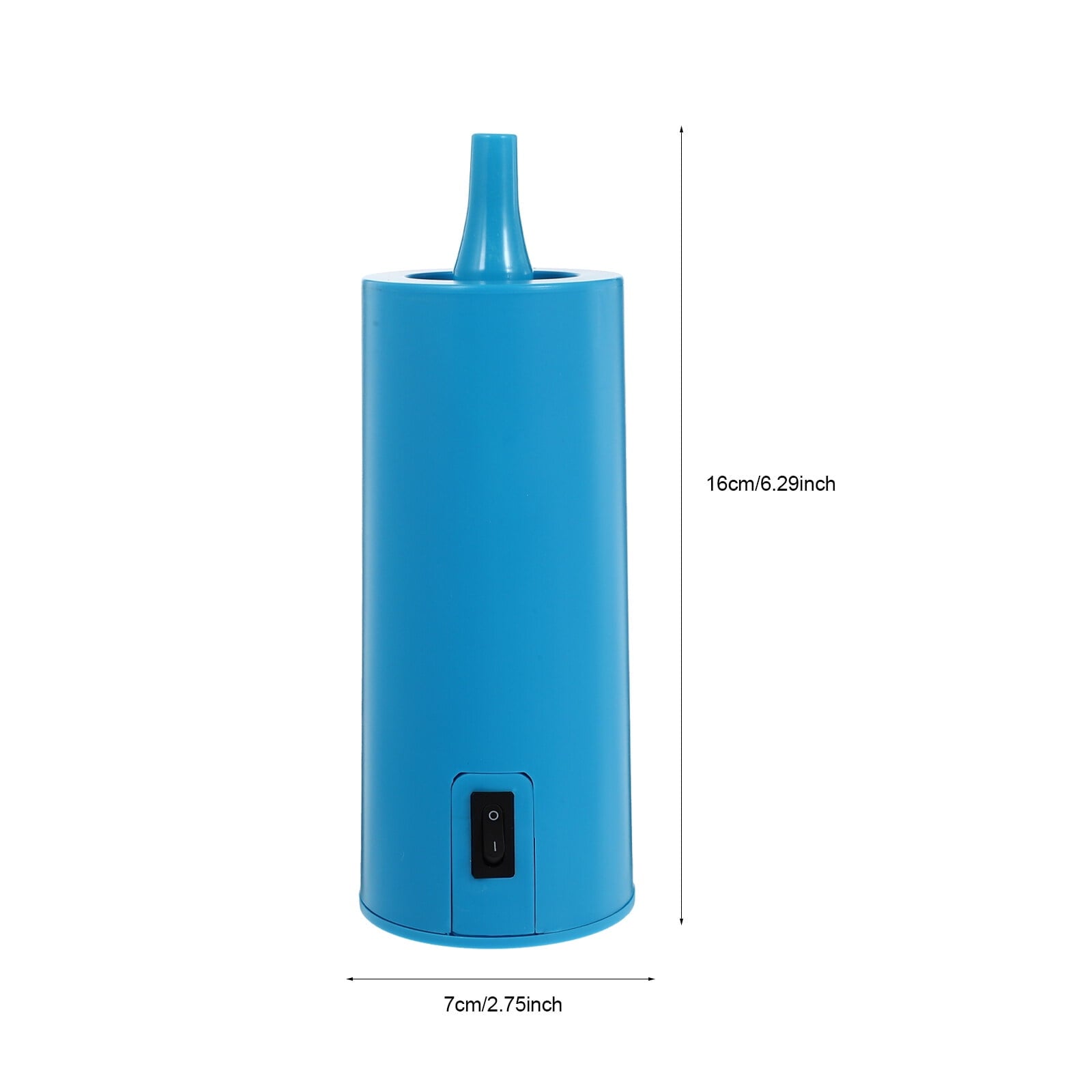 SOPOTUTU Blue Electric Balloon Pump for Party Lightweight Portable ABS Material Dual Use with Sound Insulation 1Pc