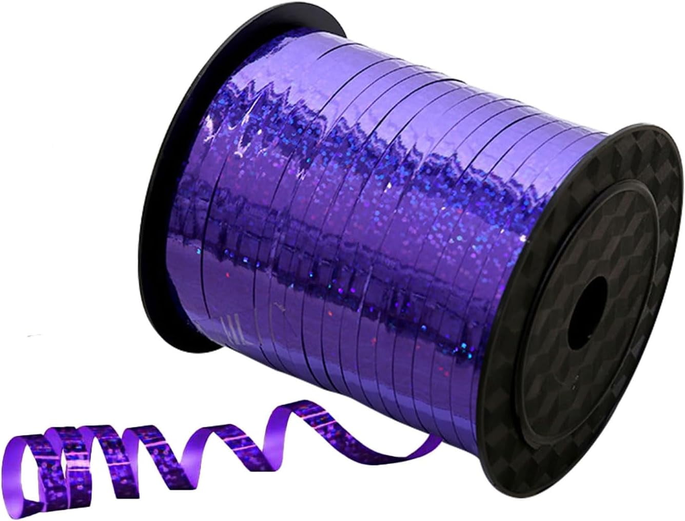 250 Yards Gold Curling Ribbon,0.5cm Wide Crimped Christmas Curling Ribbons for Gift Box Wrapping, Party Decoration, Balloon String, Hair, Ribbons for Florist Flower (purple)