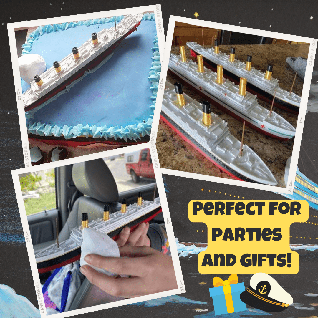 Full Color RMS Titanic Model Ship 1 Ft Long Assembled Titanic Toys For Kids, Historically Accurate Titanic Toy, Titanic Ship, Titanic Cake Topper, Titanic Figurine, Titanic Boat By TitanicToyCo