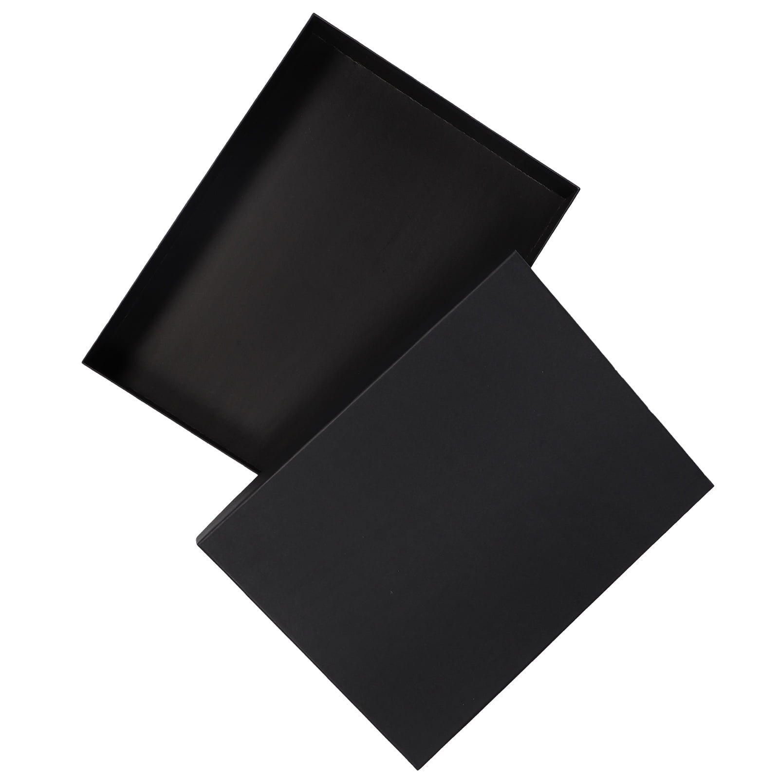 Raindrops Large Gift Boxes with Lids for Storage Use Black Paperboard Gift Box for Valentine's .5x4.5x3 Inches