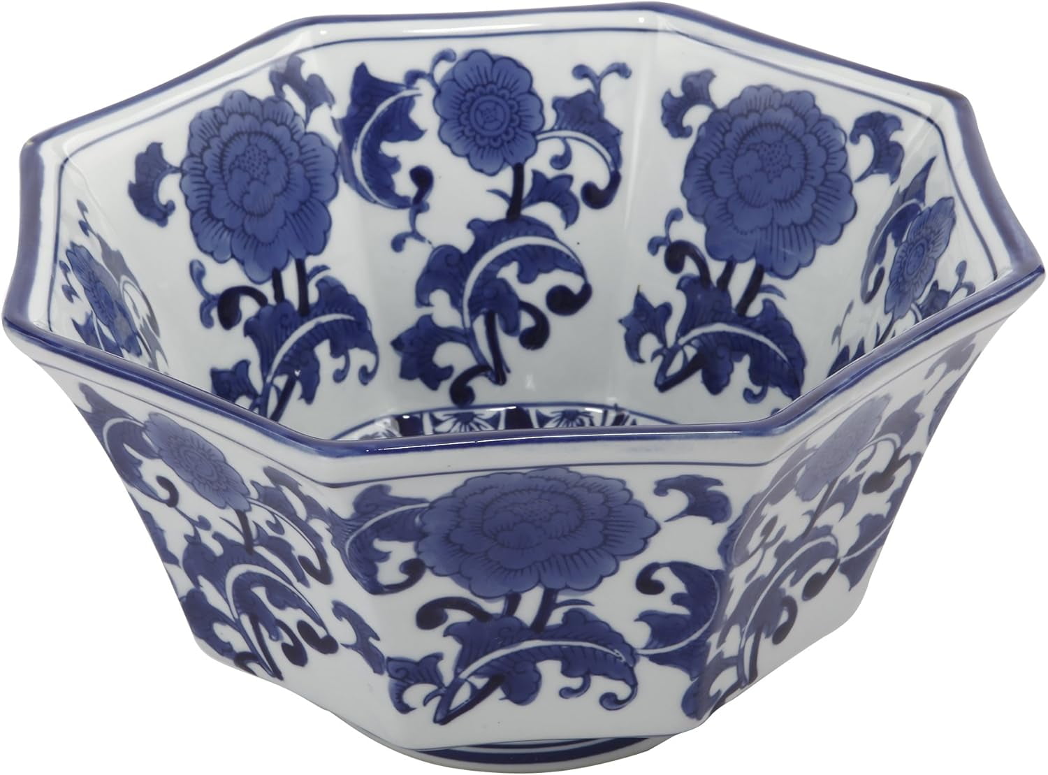 10.5-inch Bowl Blue and White Decorative Bowls