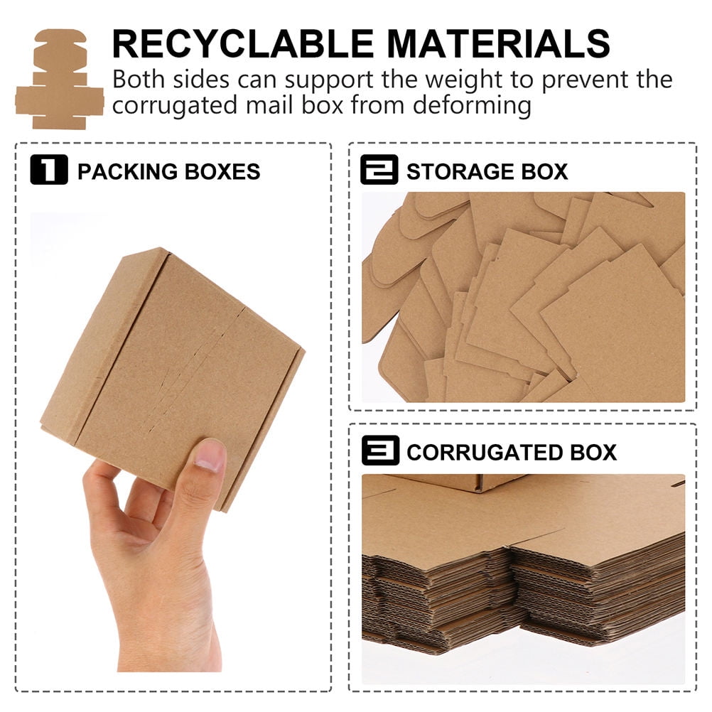HOMEMAXS  30 Pcs Christmas Boxes for Gifts Small Business Packaging Supplies